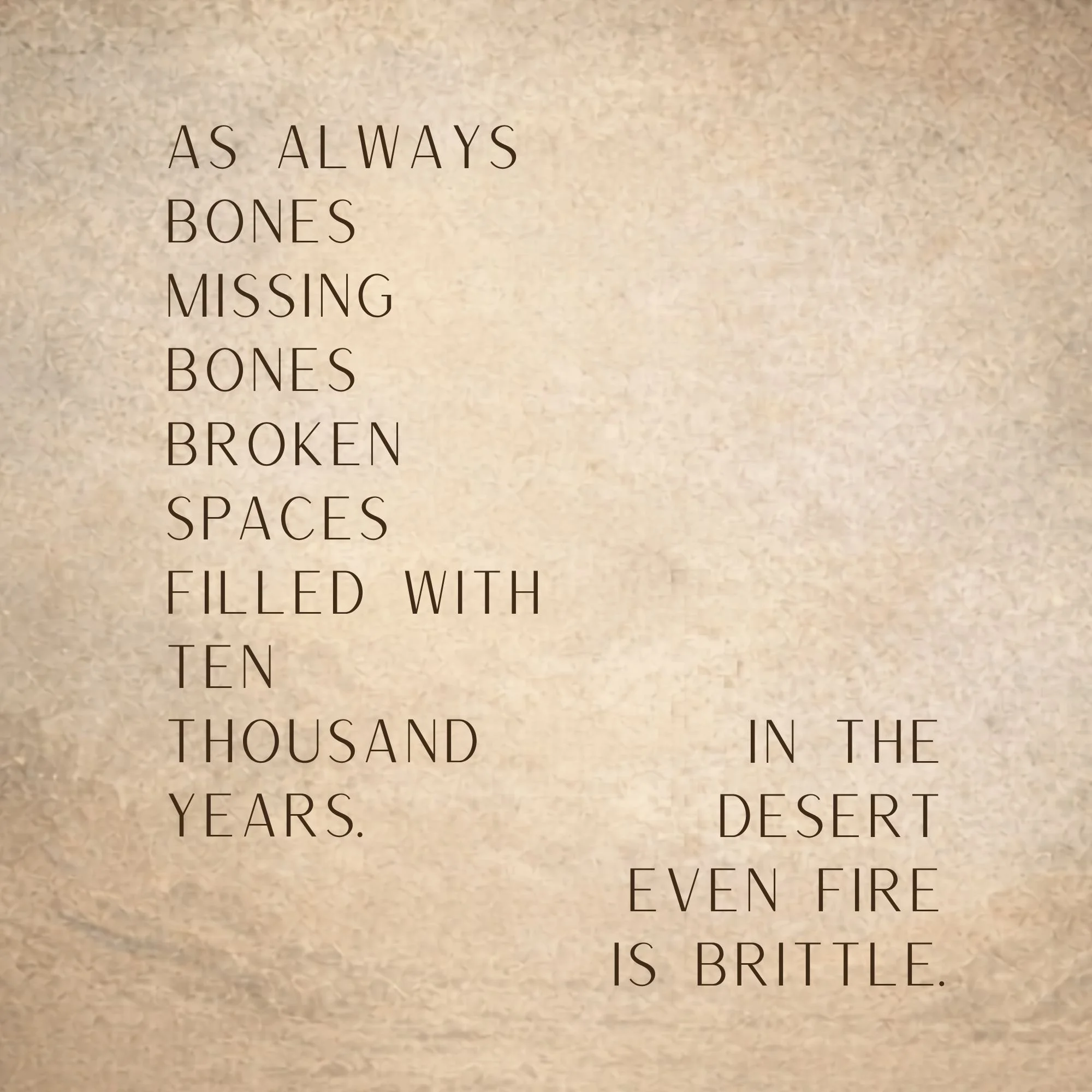 LENT from the anthology THE BEAUTIFUL FOOLISH REASON