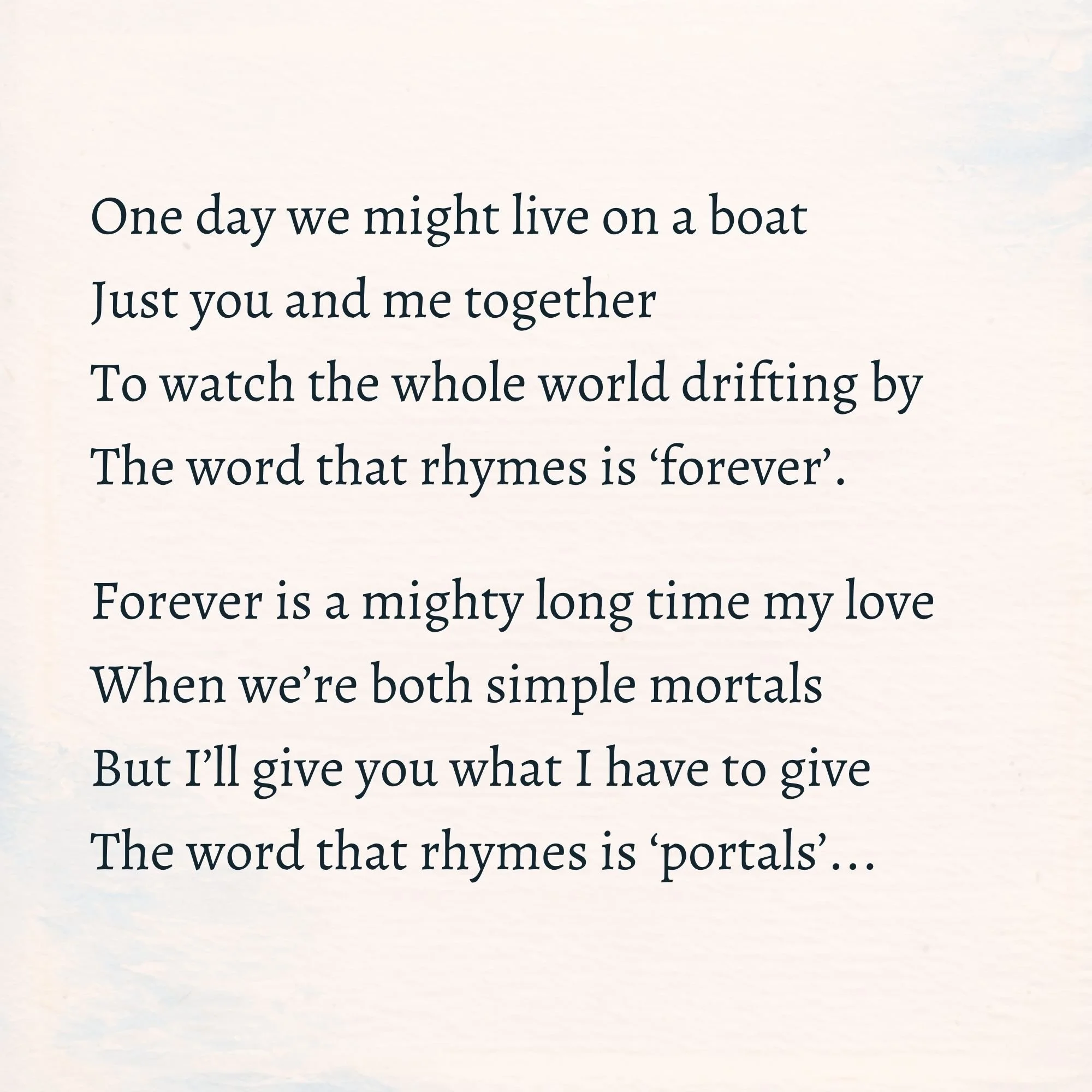 BARNACLES from the anthology THE BEAUTIFUL FOOLISH REASON