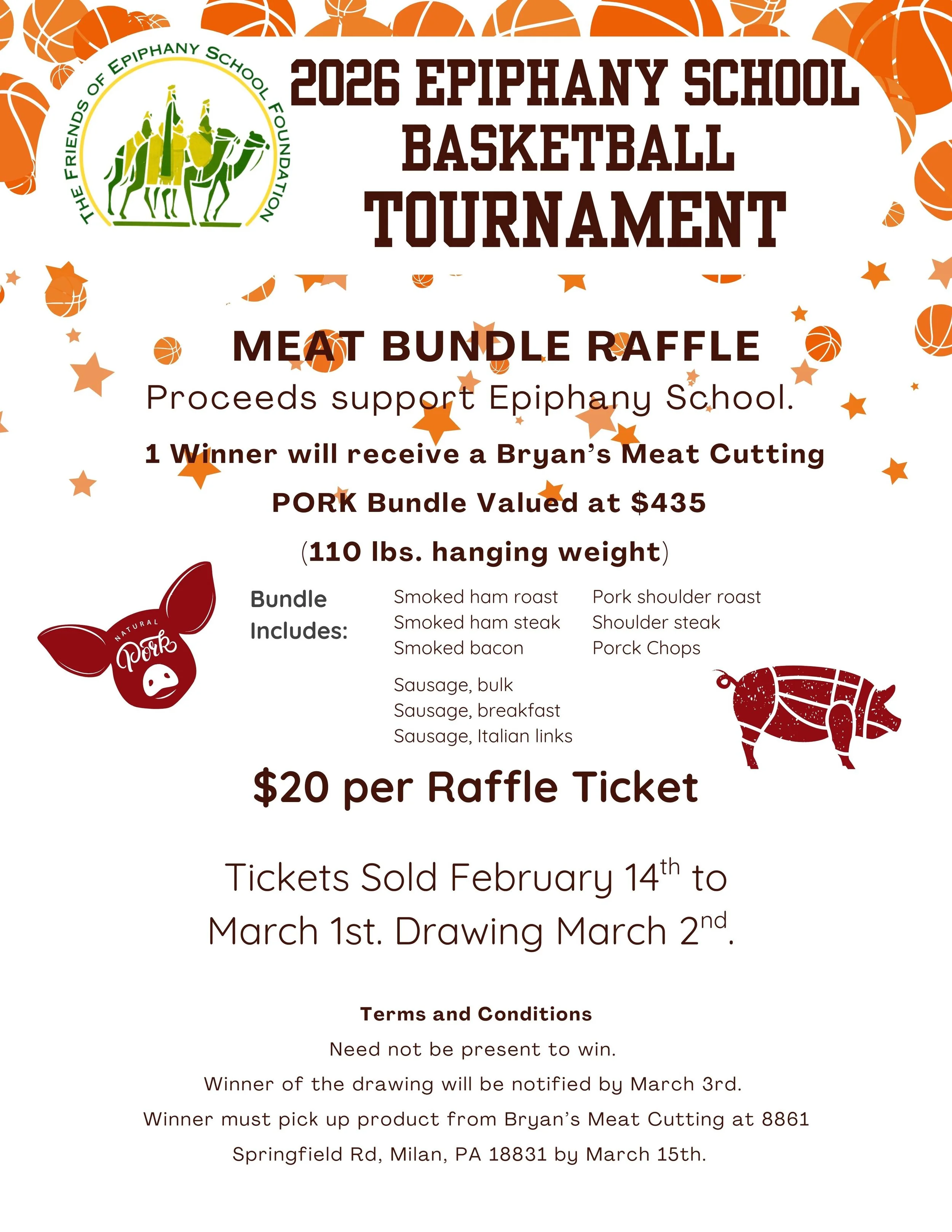 Efap Raffle 2026porkraffle — The Friends of Epiphany School Foundation