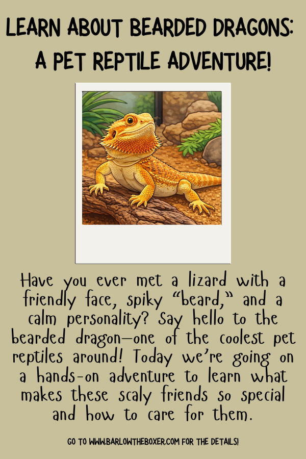 1|10|26 - Learn About Bearded Dragons: A Pet Reptile Adventure!
