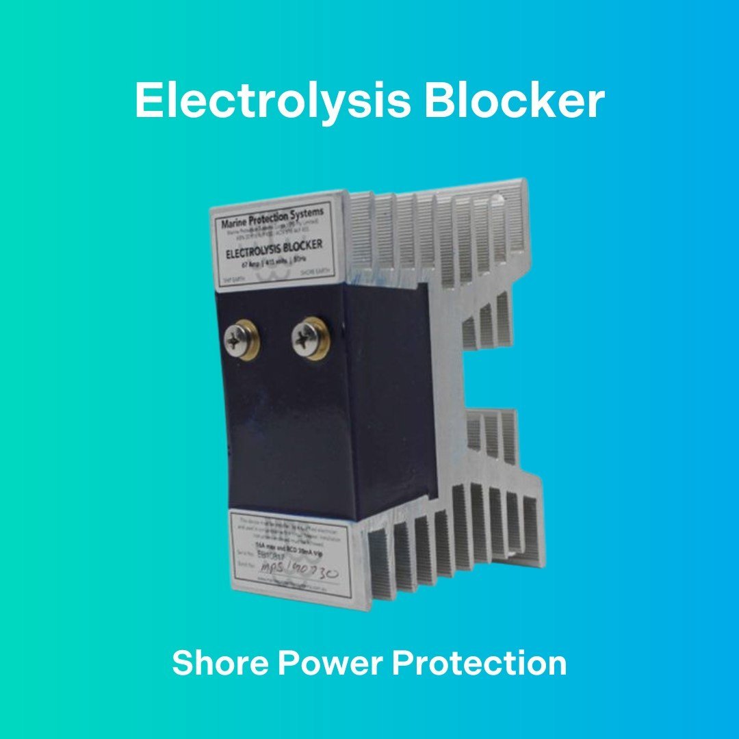 Is shore power slowly damaging your boat? Without protection, your boat is at risk of accelerated anode consumption and damage to underwater metals. 

Protect your boat with our Electrolysis Blocker&trade; - proudly made in Australia to meet the astr