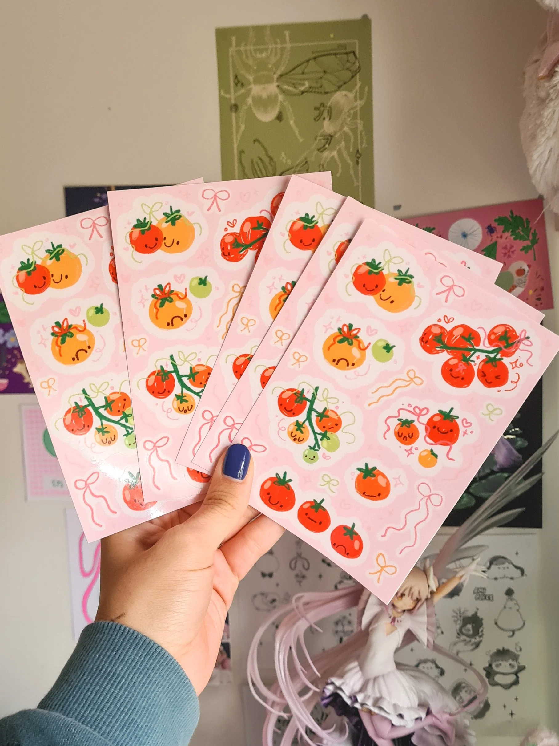 Tomatoes Vinyl Sticker Sheet