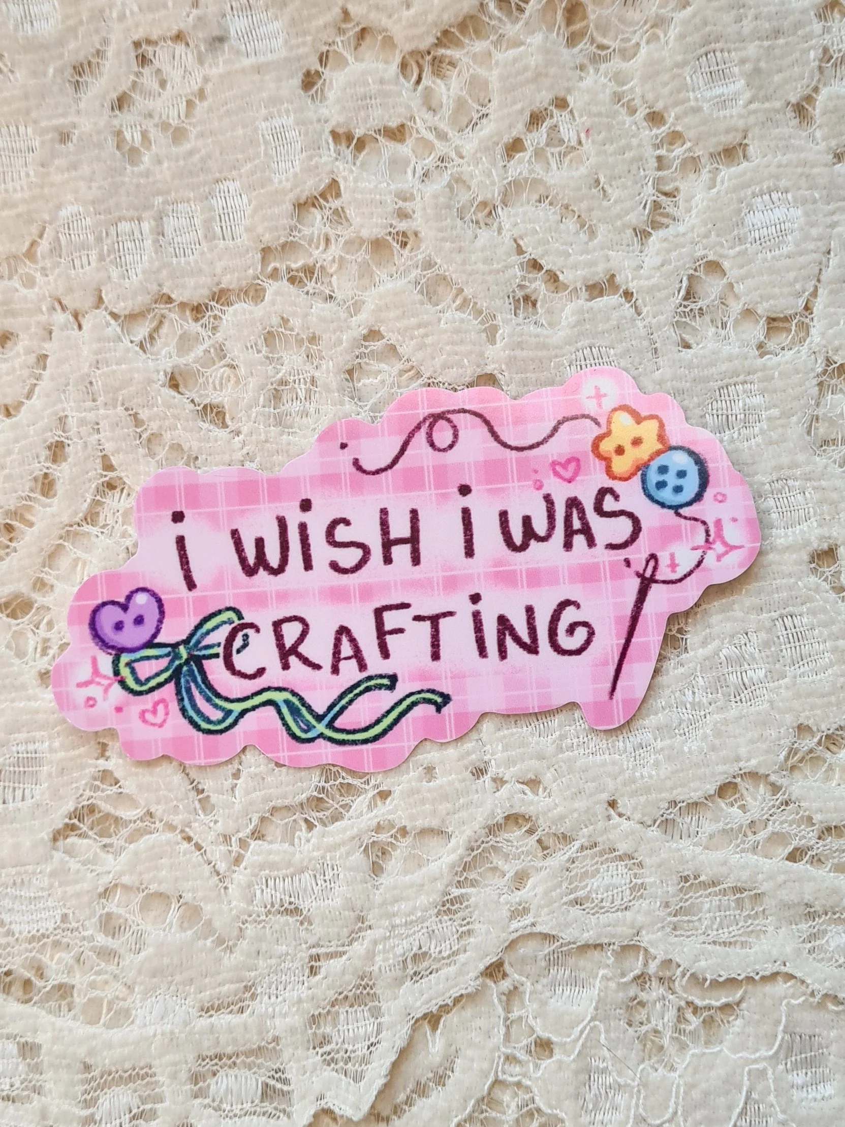 Crafting Vinyl Sticker