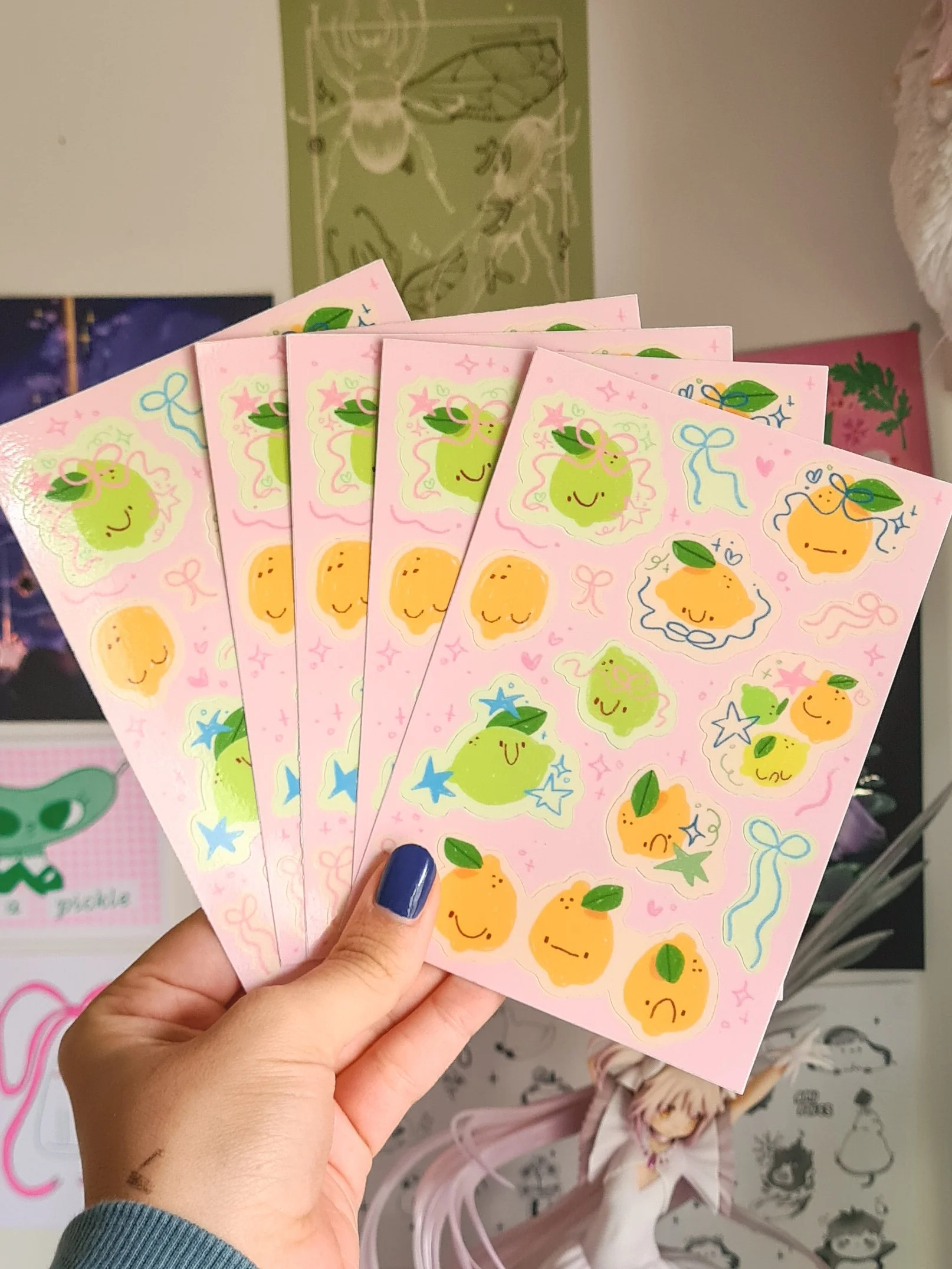 Lemons Vinyl Sticker Sheet
