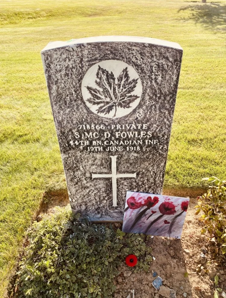 Stephen McDermott Fowles - CSAD - Canadians Shot at Dawn