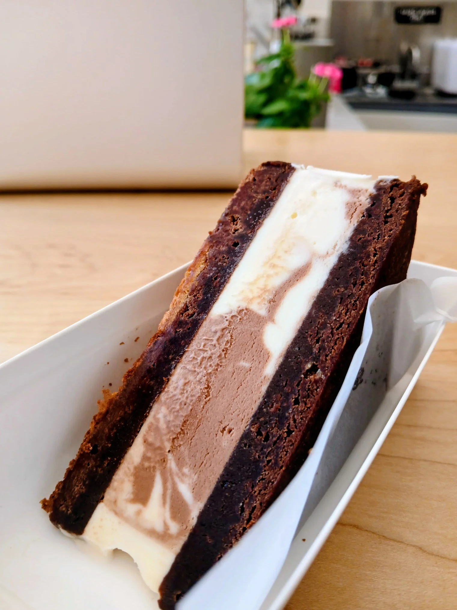 Brownie Ice Cream Sandwich