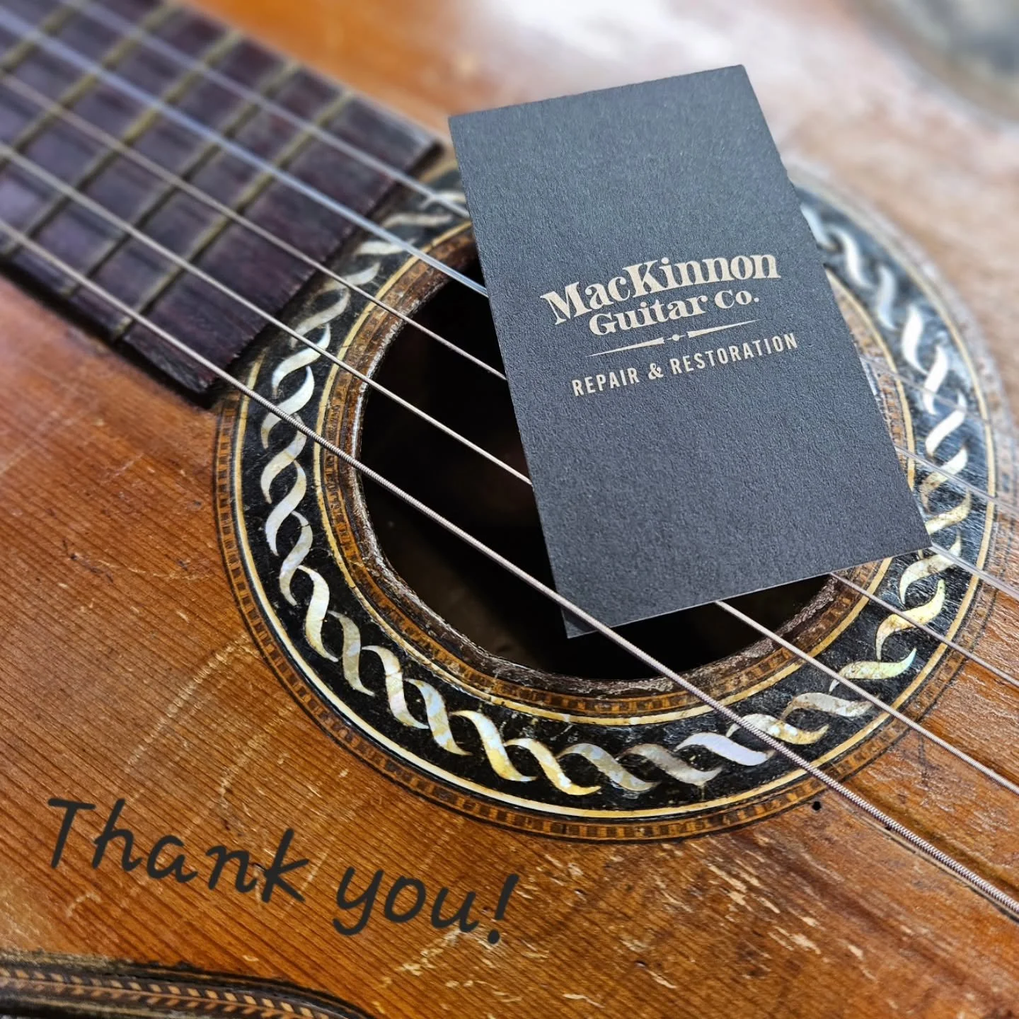Today marks one year since the launch of Mackinnon Guitar Company!

I just want to express my gratitude. I'm so thankful that I'm able to continue to do what I love.

This first year has definitely been a roller coaster and none of this would have be