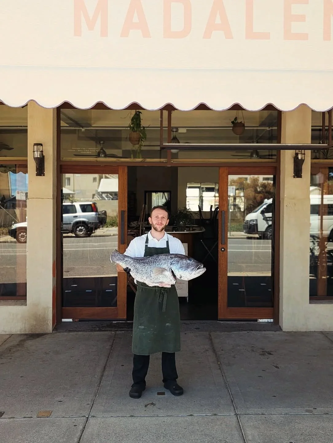 Chef Filippo with an absolute ripper specimen of the WA Glaucosoma Hebraicum! π£
There's a real satisfaction in breaking it down ourselves, starting with the whole fish and carefully filleting it. We honour the fish by using every part, from these a