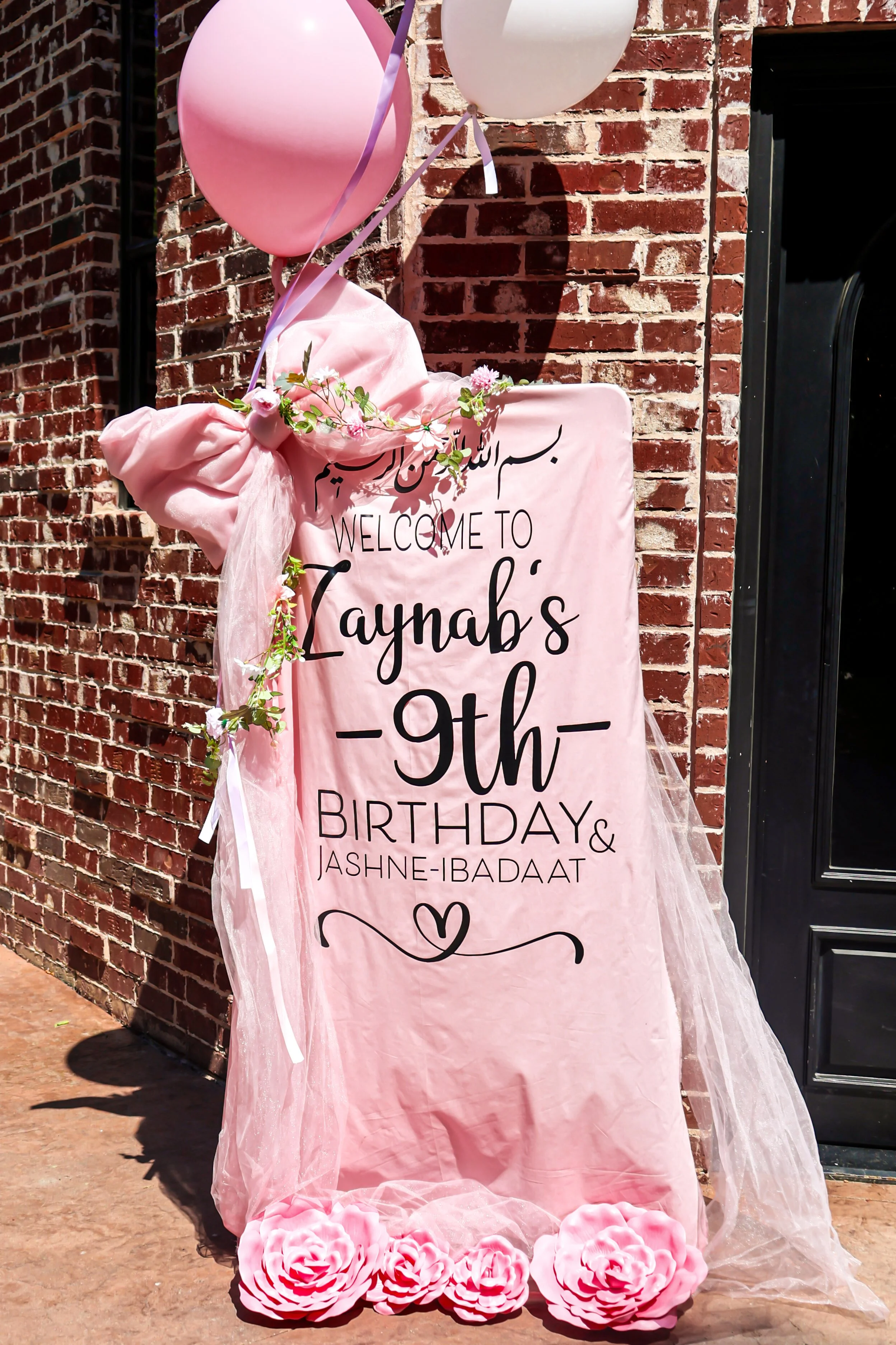297A0290 Welcome to Zaynab's 9th Birthday Party Sign Best Image 22 Final Edit.jpg