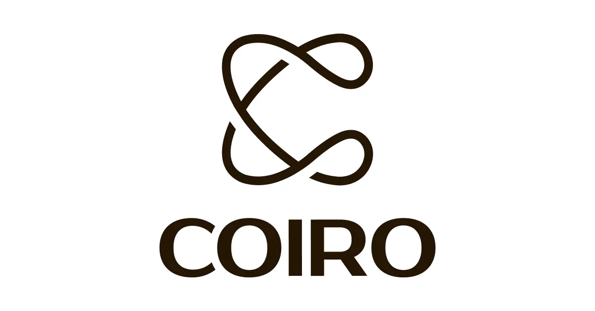 Logo for COIRO featuring an abstract, looping line design above the word 'COIRO' in bold letters.