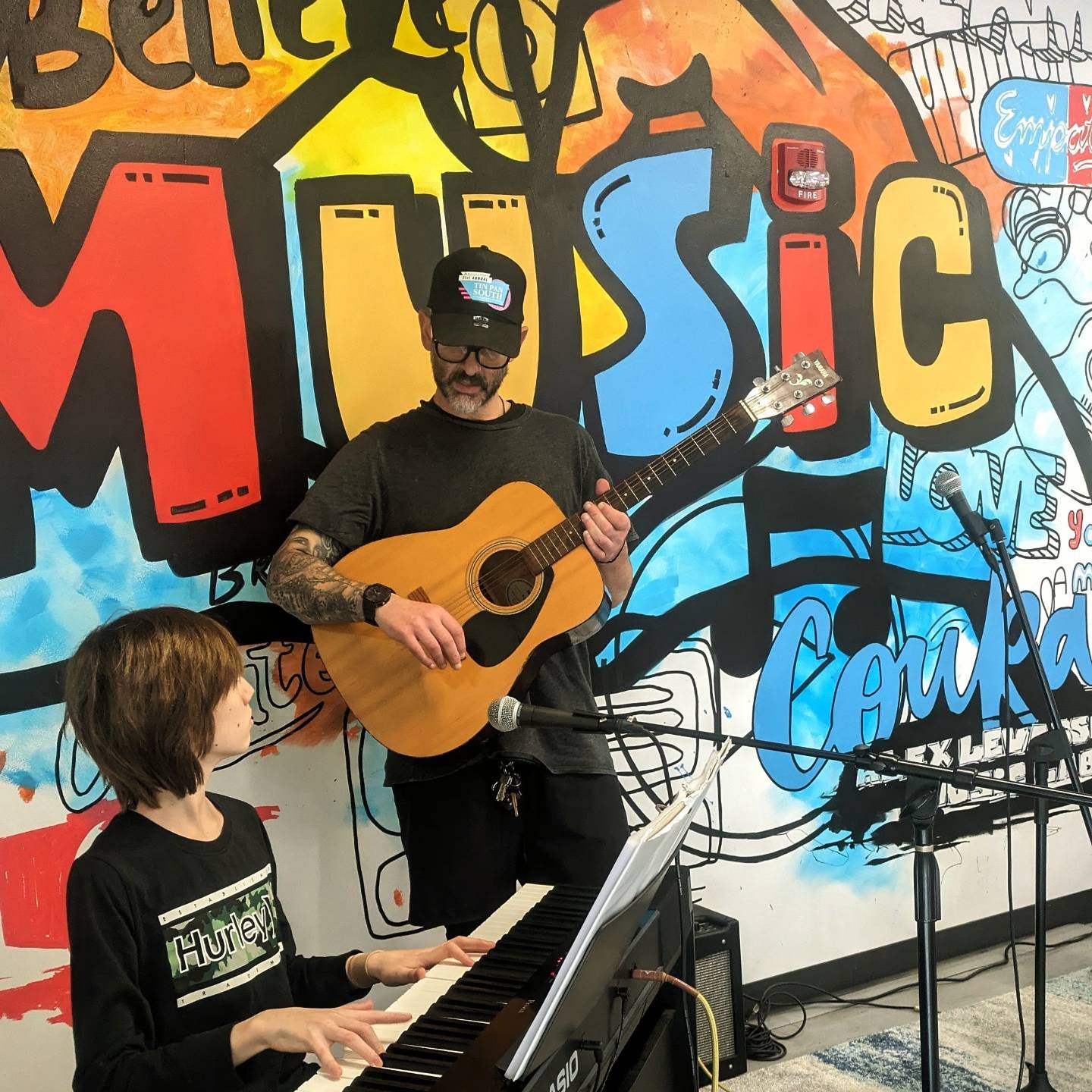 Music days in the Alex LeVasseur Music Lab are a blast. We just added in a songwriting class to the mix. If you have a pre-teen or teen looking for some music community send them our way. 

We partner with our friends at @thebeatoflife_nashville to b