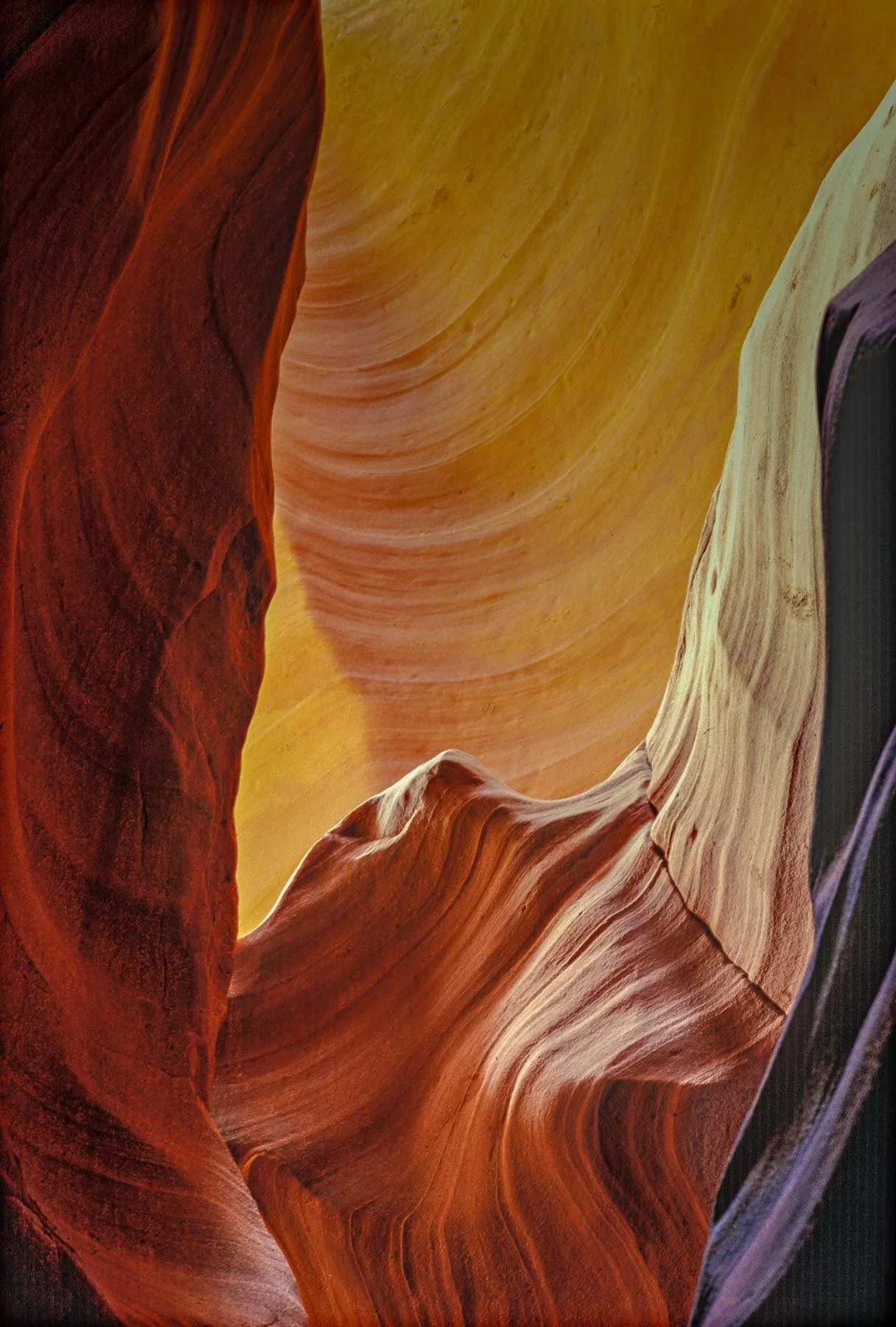 Nature carved canyon walls  of sandstone captured by Raj Sarda Photography
