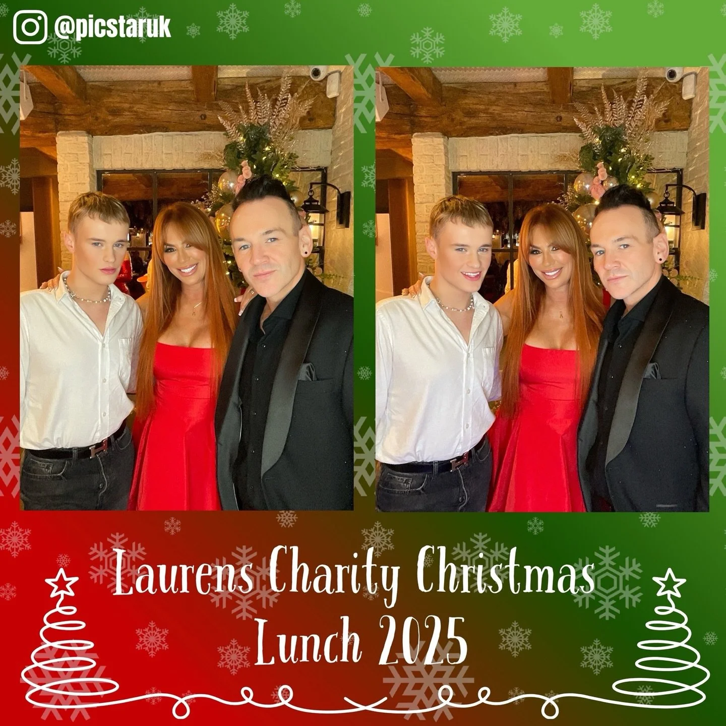 So much fun supporting my gorgeous friend @lauren_simon_835 with her Christmas fundraiser Lunch at @victors_restaurants in Hale. Plenty of great pictures taken on our @picstaruk selfie tower. Lots of money raised for 3 amazing charities and lots of f