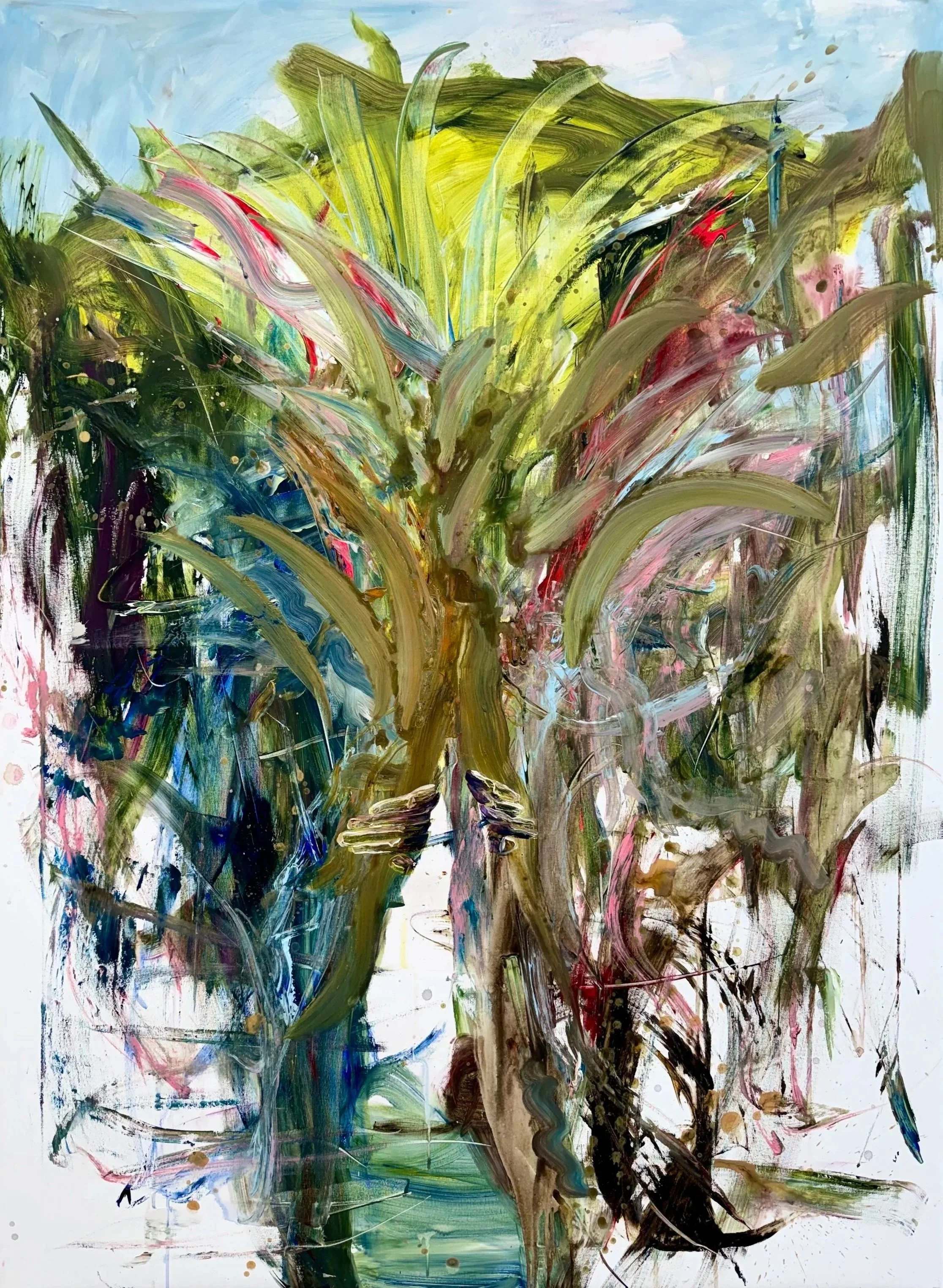 You may enter II, 150x110cm, acrylic and polymer on canvas, 2026