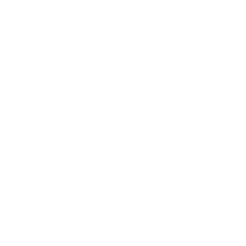 White icon of house on green background