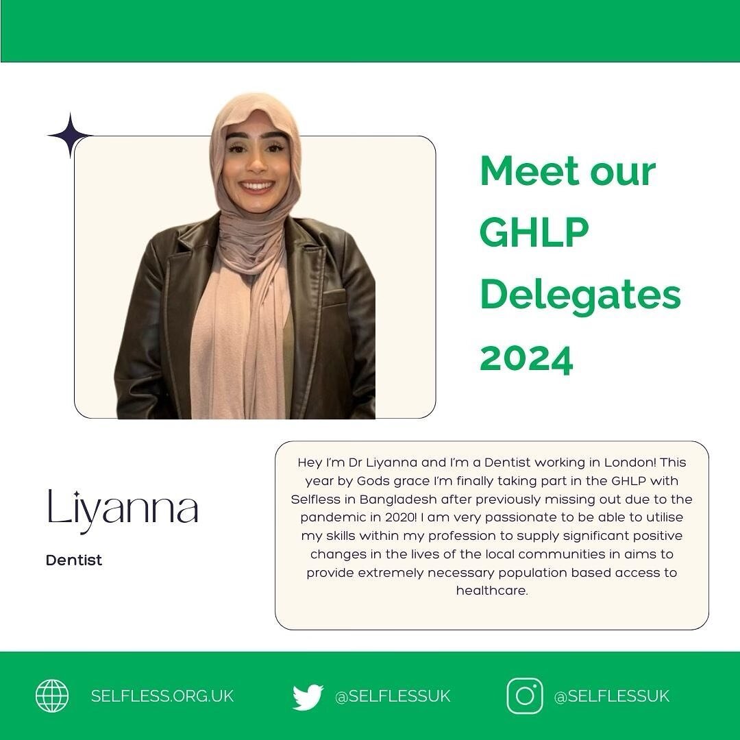 Meet the incredible Dr. Liyanna, our esteemed resident dentist, poised to make a difference! 🦷 Thrilled to welcome her as our next candidate on GHLP 2024. #GHLP2024 #DentalCare #CommunityHealth #MeetDrLiyanna 🌟