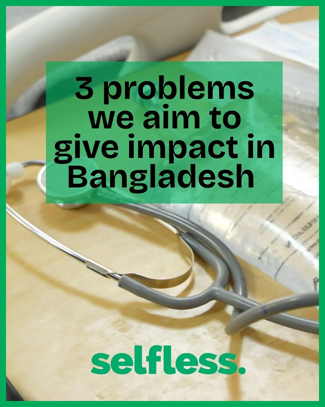 🌍 Together, we&rsquo;re creating meaningful change in Bangladesh.

At Selfless, our mission is to tackle some of the most pressing health challenges faced by communities in need. 💚

🪥 A Brush with Kindness &ndash; improving oral health for childre