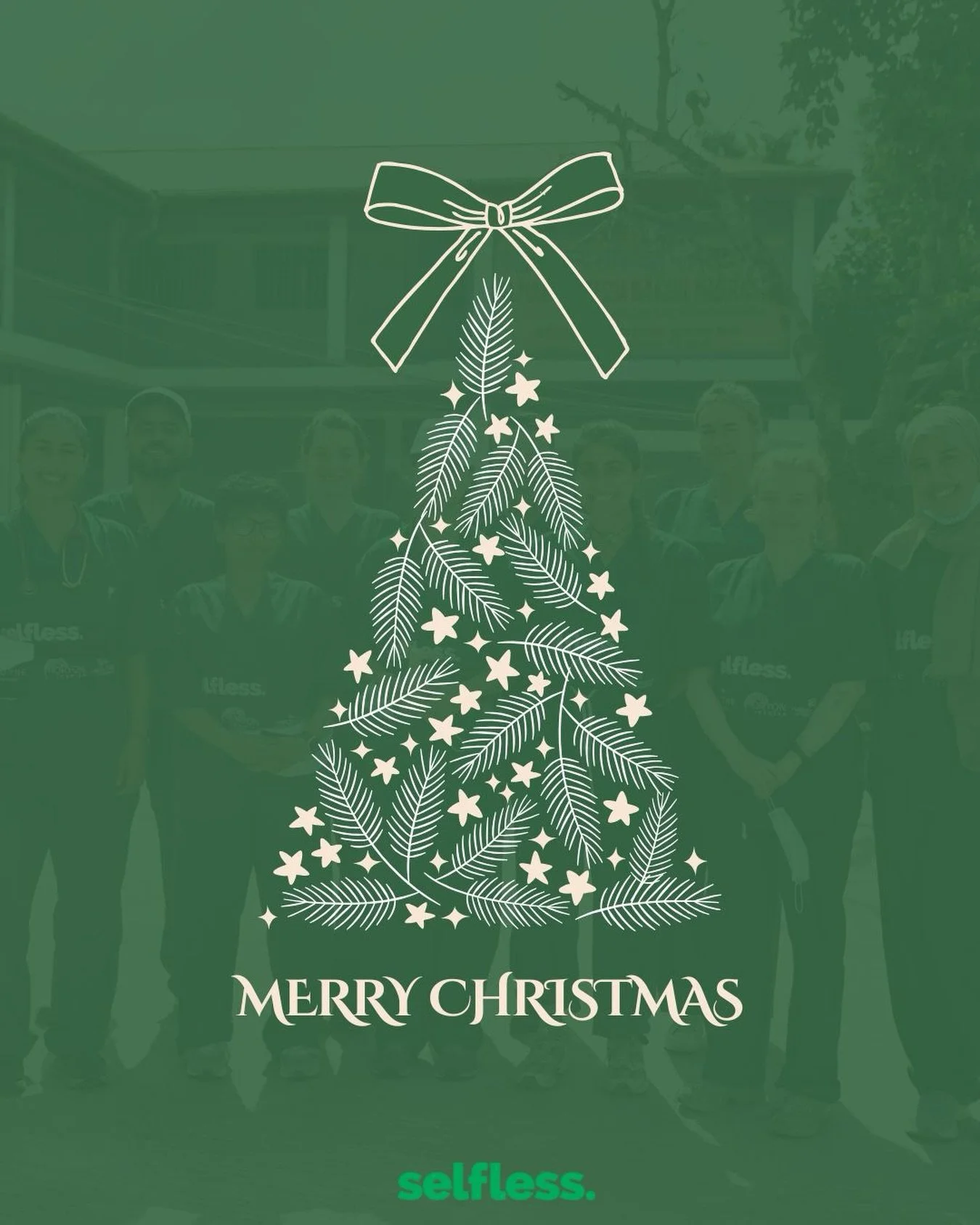 This Christmas, we are grateful for every person who chooses to give their time, skills, and support to the community.

Thank you for being part of the Selfless family.

Merry Christmas 🎄