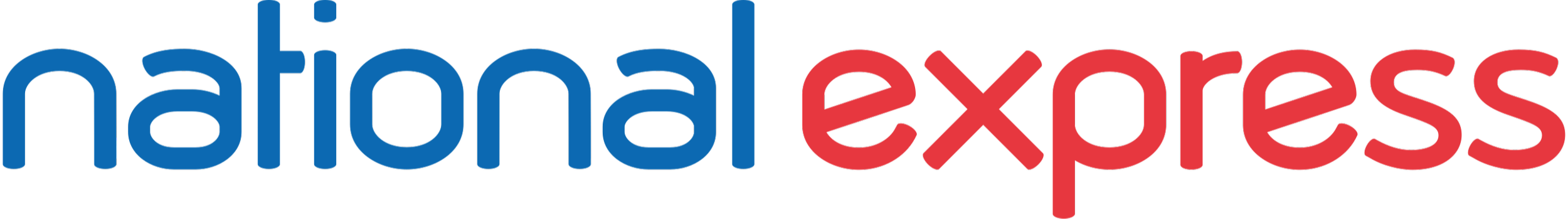 National Express logo with blue and red text.