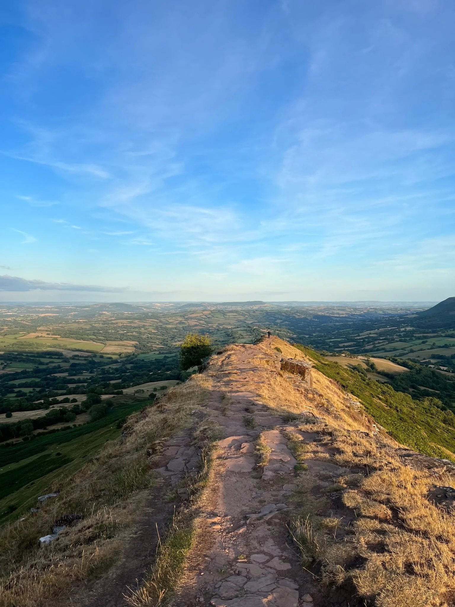 One of the greatest luxuries of staying in Hay is the proximity to the peaks. In twenty minutes, you can swap the busy market town for the silence of Hay Bluff, looking out over the ridges of Bannau Brycheiniog as they stretch into the distance.

It&