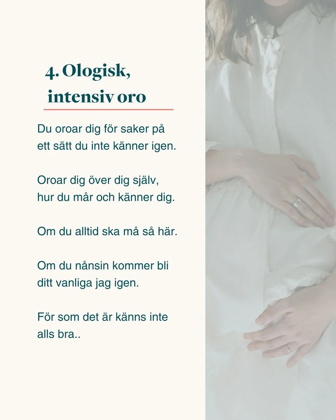 "Jag &auml;r os&auml;ker p&aring; om det var ett trauma. Men jag kan inte t&auml;nka p&aring; f&ouml;rlossningen utan att f&aring; &aring;ngest. Jag &auml;r s&aring; orolig och har s&aring; mycket &aring;ngest &ouml;ver allt som kan h&auml;nda m