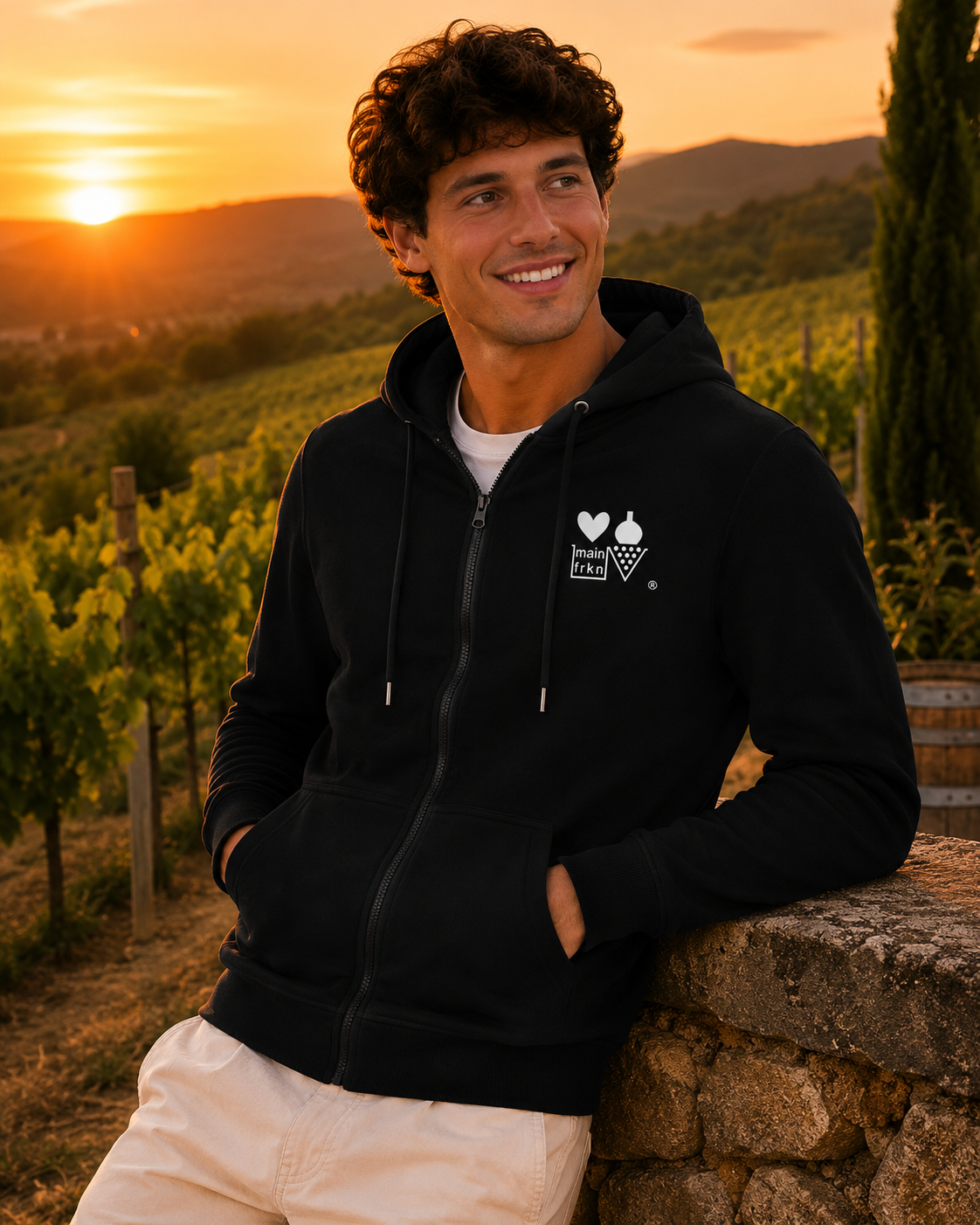Hoody - Sweatjacke
