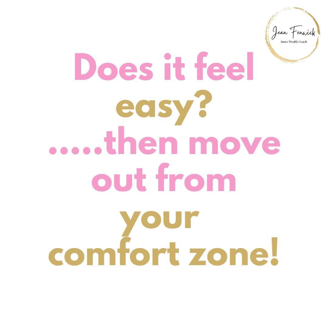 🌟Want to live your very best life?⁠
⁠
🔥Then you've GOT to get comfortable being uncomfortable!!💪⁠
⁠
If everything feels easy and familiar, it's a sign that you're staying within the boundaries of what you already know. ⁠
⁠
But guess what? ⁠
⁠
🪄 T