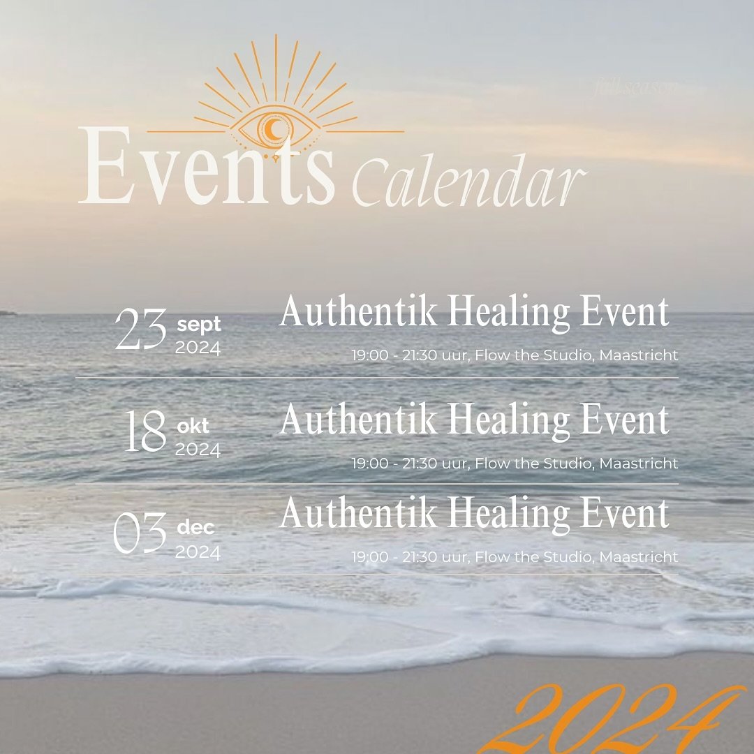 The agenda you were looking for: Mijn Healing Events planning voor de rest van 2024

🧡 Drie unieke events, allemaal in een uniek thema
🧡 Volledig gefaciliteerd vanuit mijn authentieke kracht
🧡 If you feel the FCK YES, it IS absolute for you

Wat k