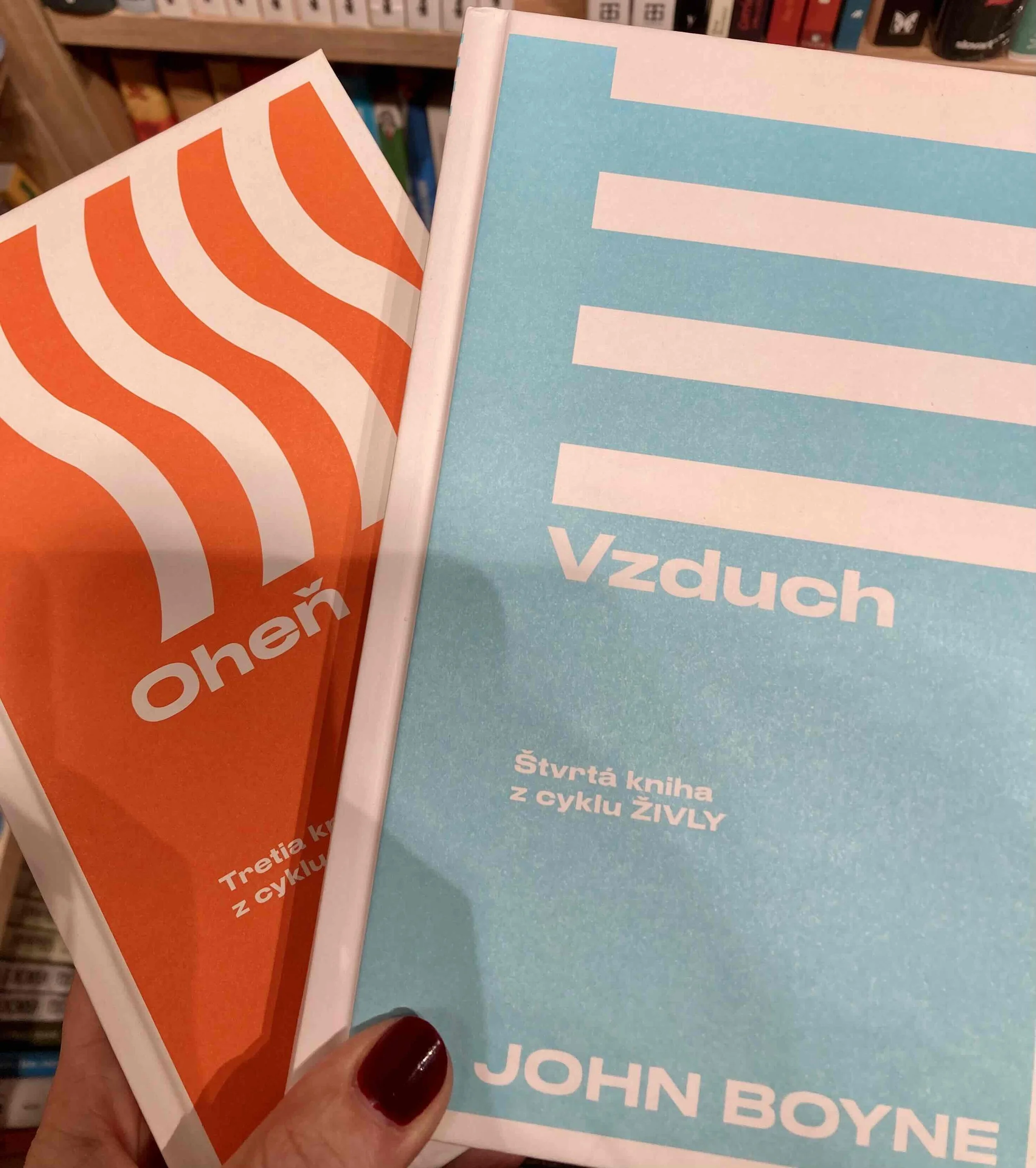 John Boyne: Oheň; Vzduch (tretia a štvrtá kniha z cyklu Živly)