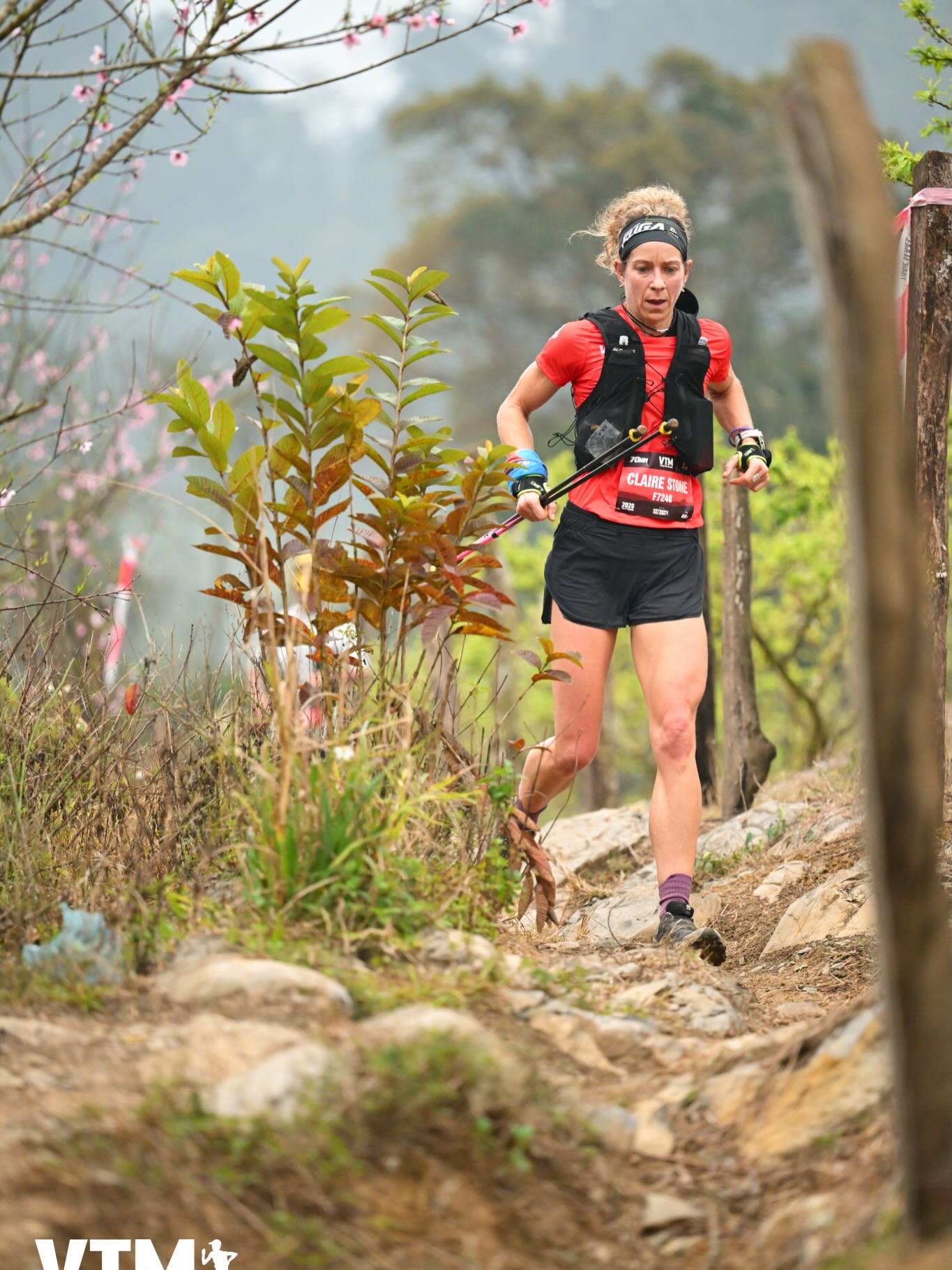 An epic adventure in Northern Vietnam running through beautiful orchards, jungle, and wild nature, combined with the warm welcome of villagers 🇻🇳 🏃&zwj;♀️ 

Challenging steep climbs and decents. My legs are definitely going to feel this over next 