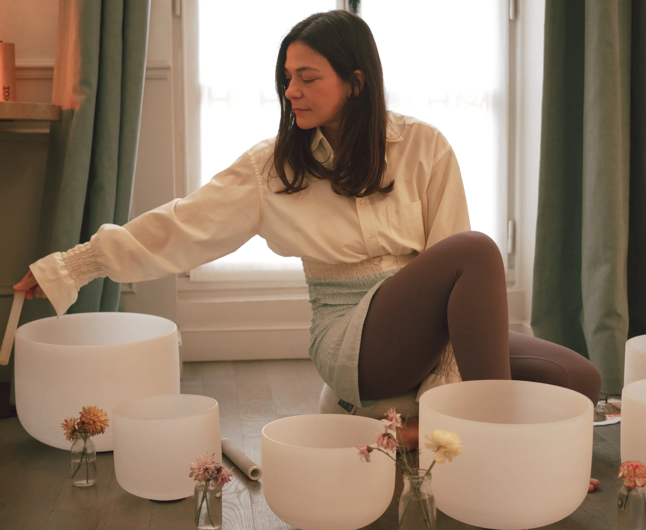 Sound healing session