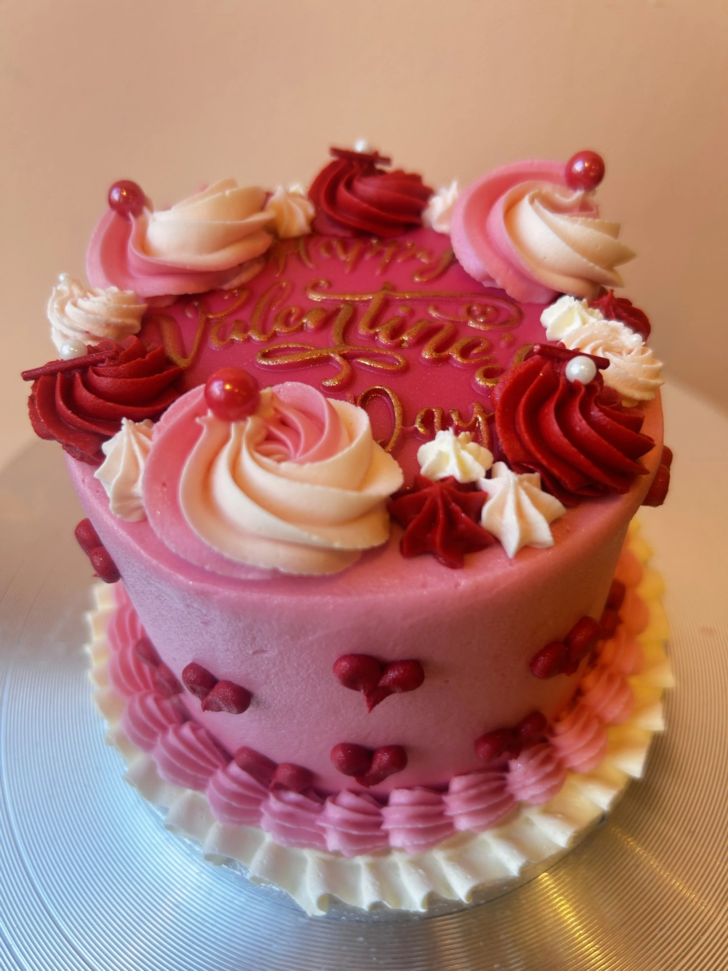 Mini Bento Valentines cake