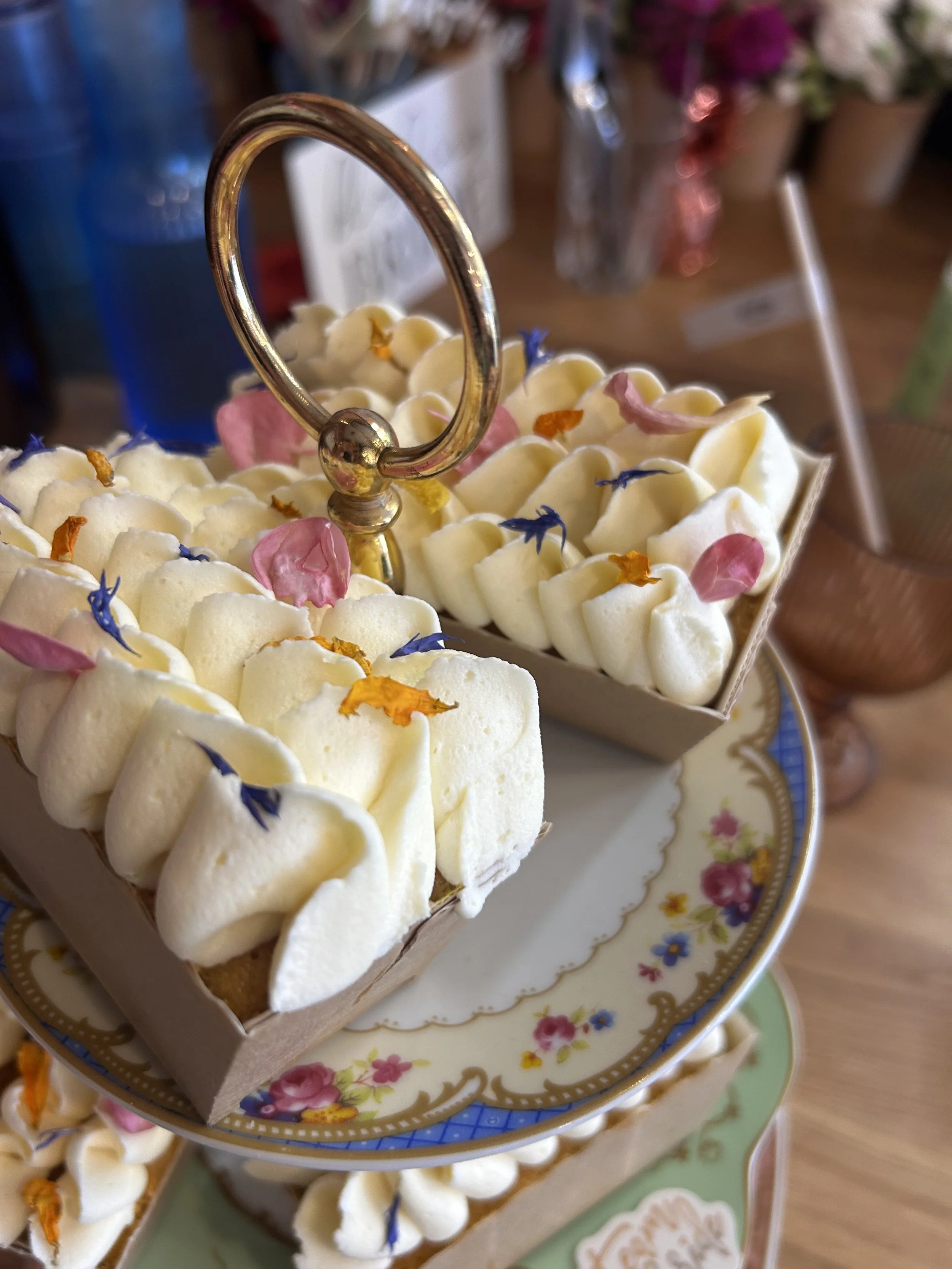 mini cakes at Baker & Chef