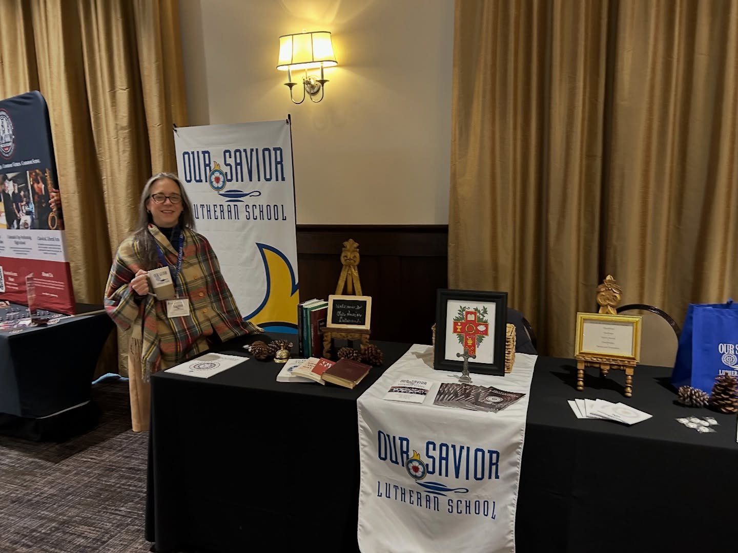 It is always wonderful to be on campus at @hillsdalecollege and meeting with other classical school leaders from across the country! Thank you to @hillsdalecareer for hosting their annual K-12 Classical School Job Fair. Our Savior Lutheran School Hea