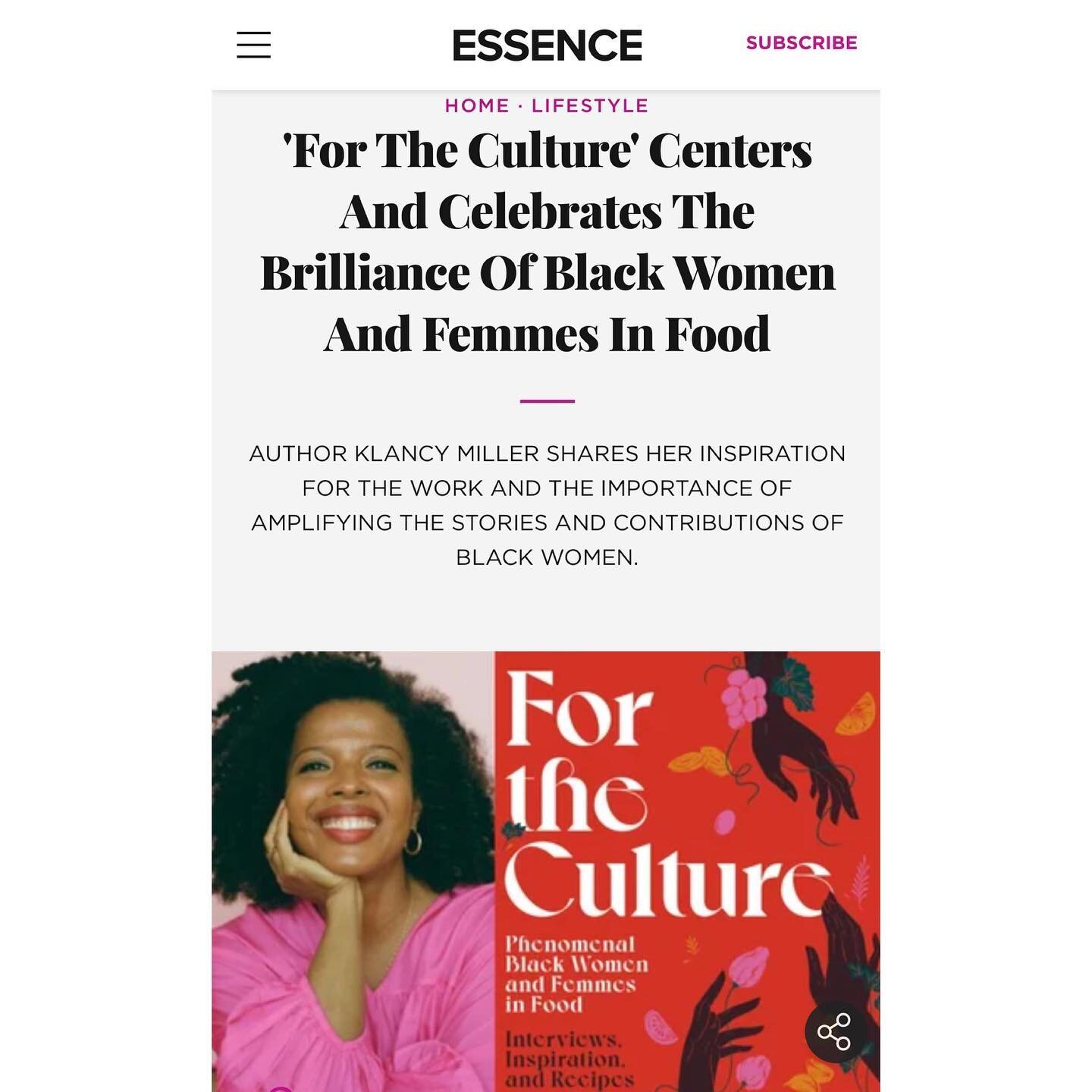 It&rsquo;s day four of For the Culture being out and here&rsquo;s some exciting press. Thank you to the wonderful journalists who interviewed me about the book! Everyone please go buy it, learn from the phenomenal women and femmes in For the Culture 
