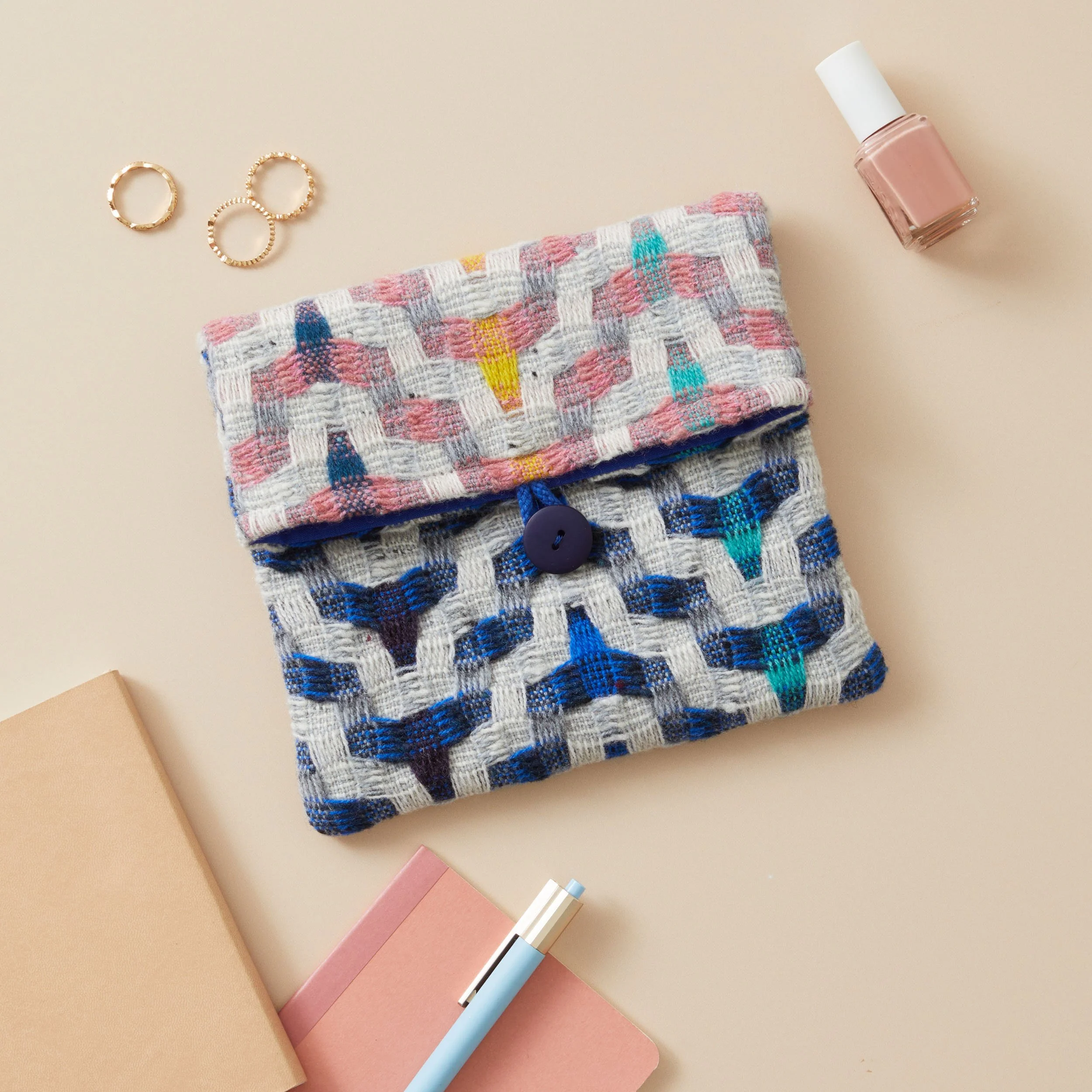 Small Bag - Indigo & Rose