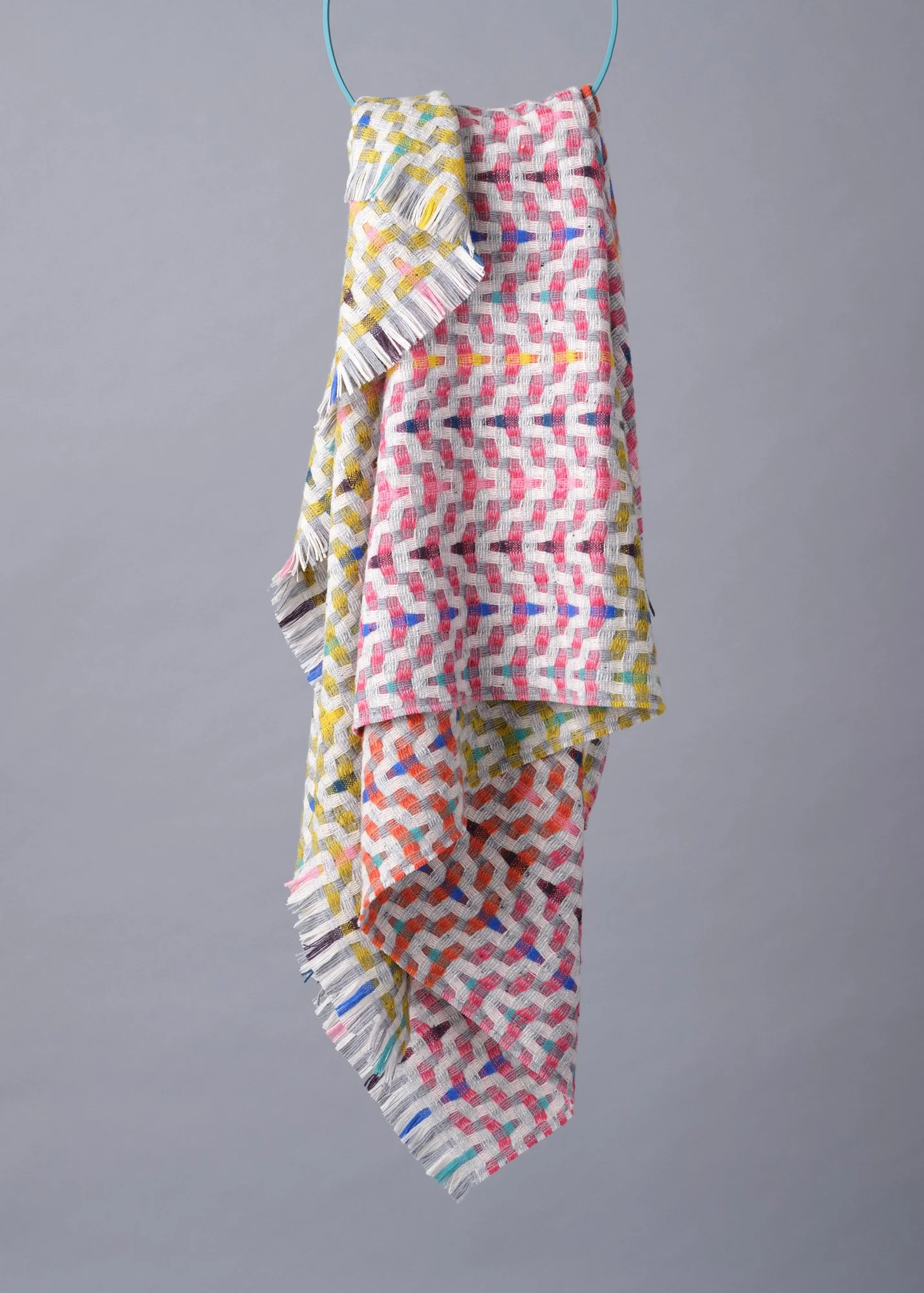 Bonnie-Kirkwood-Greenwich Throw Fuchsia ex display.jpg