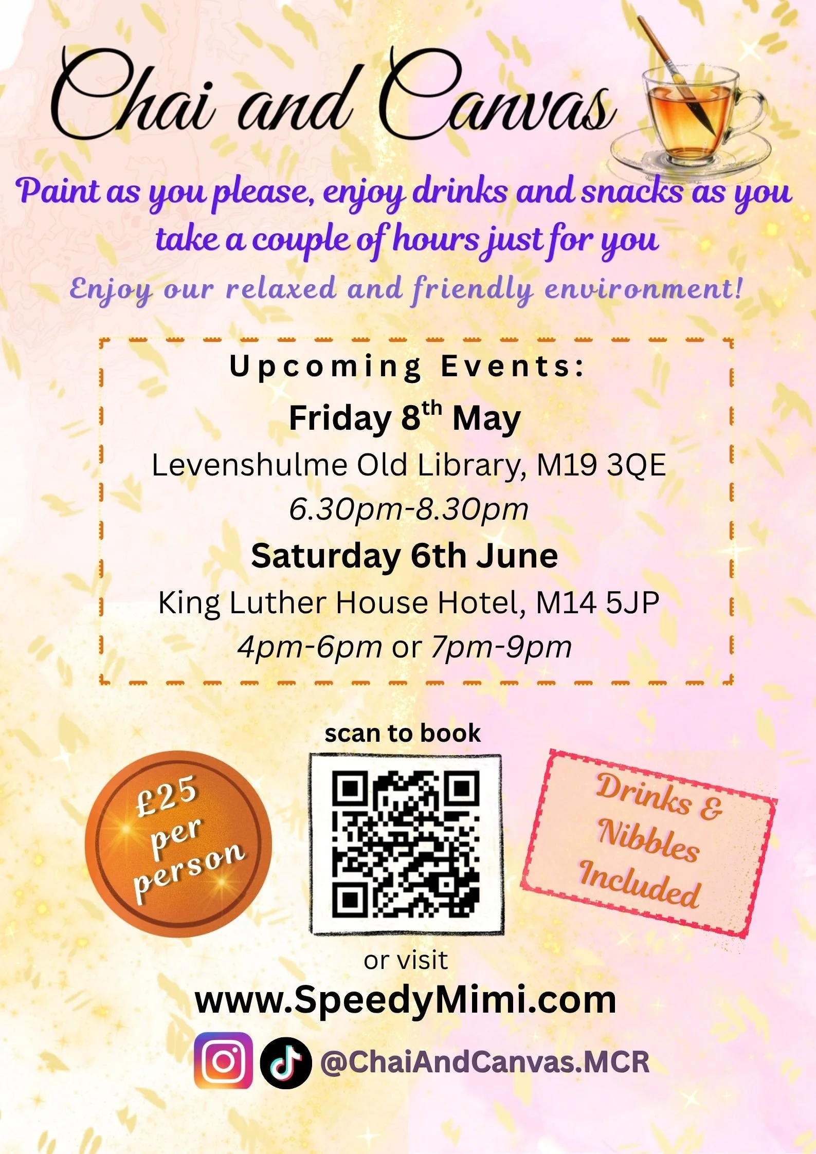 Chai and Canvas - Sip and Paint!