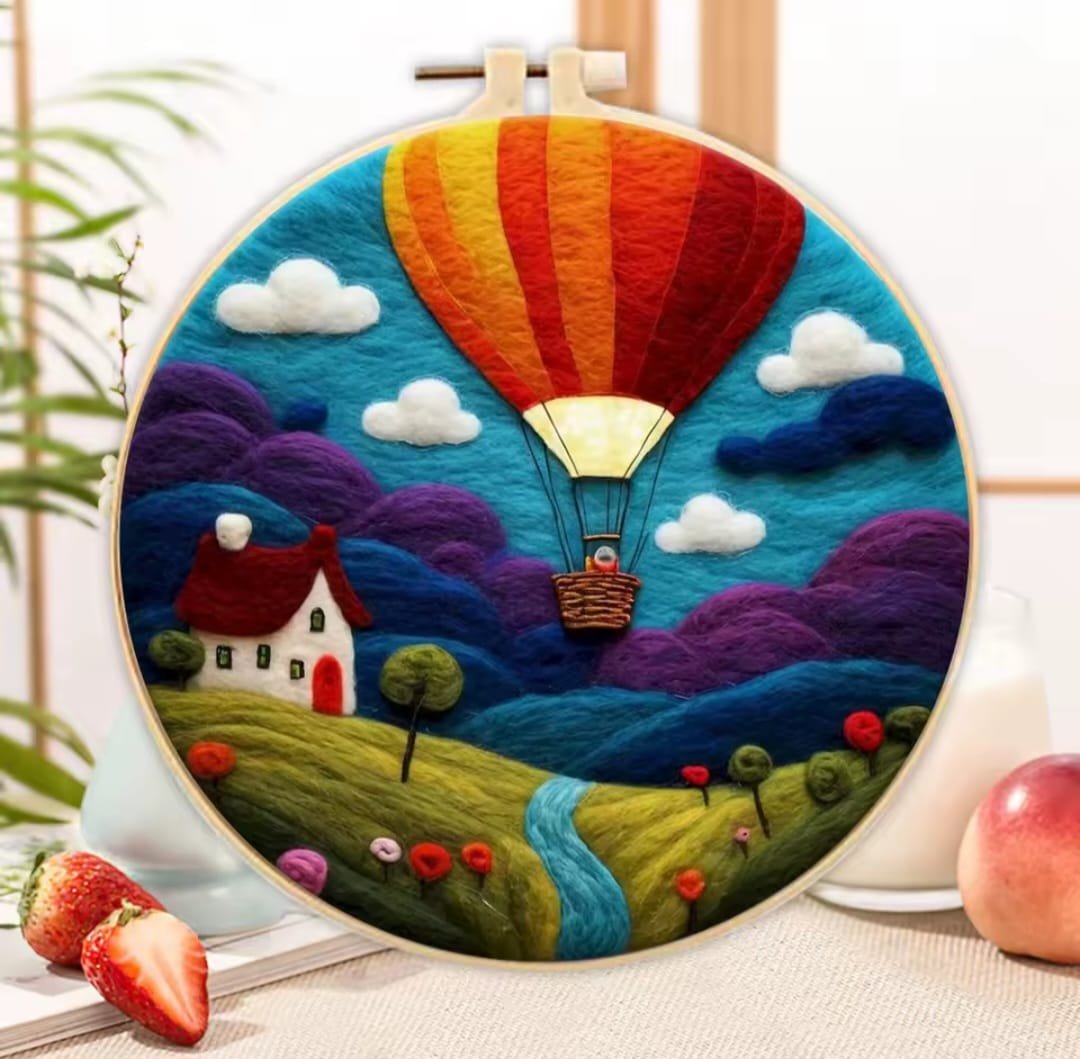 Felting Starter Kit – Create Stunning Felt Images with Easy-to-Use Tools