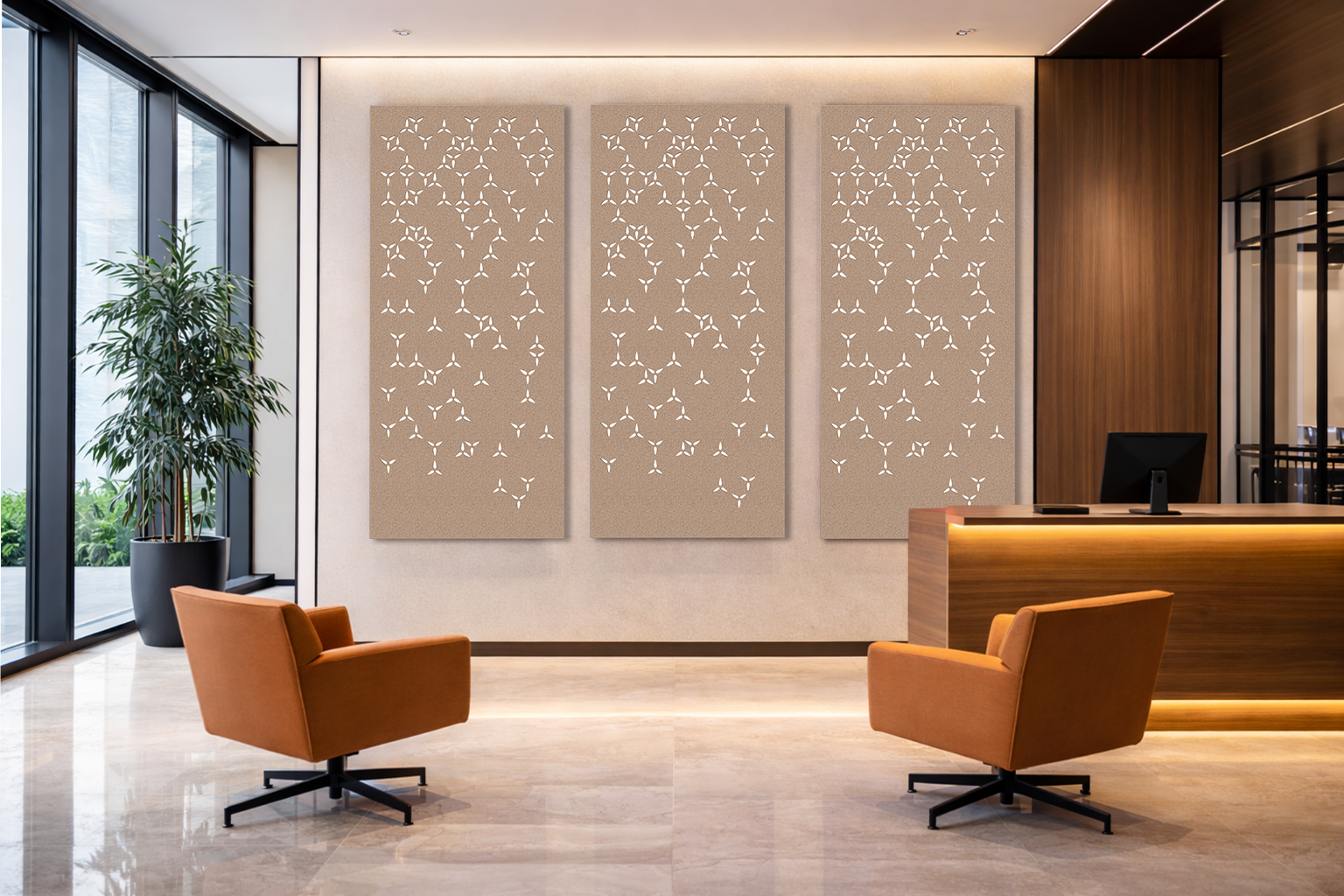 LumiSorb  Sound-Absorbing Light Panels