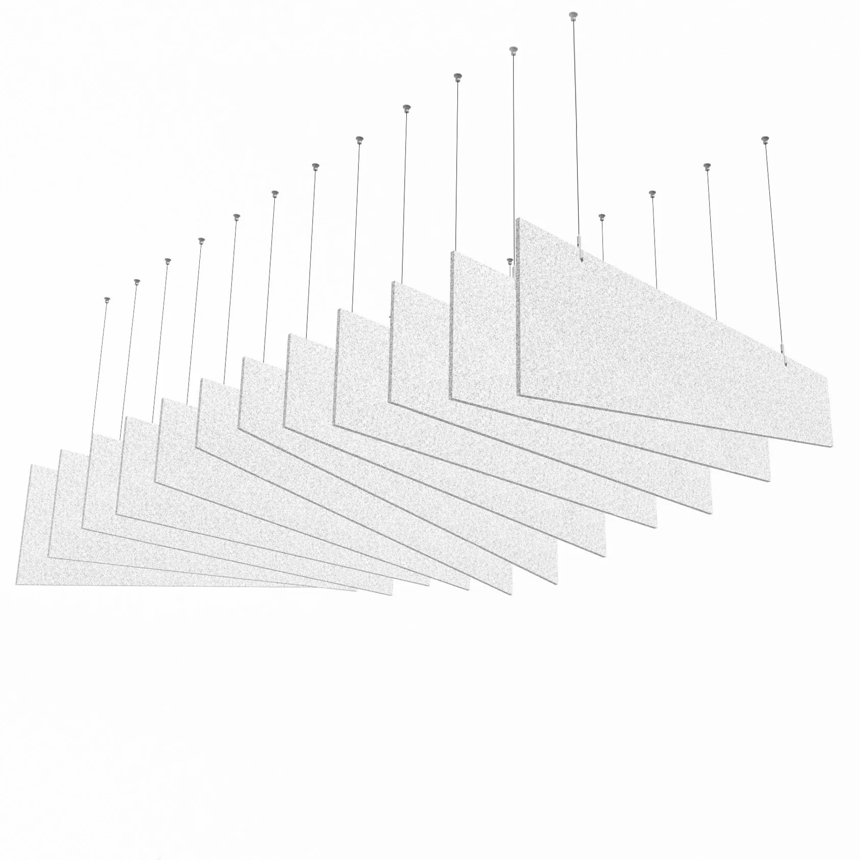 EDGE suspended acou.felt baffle