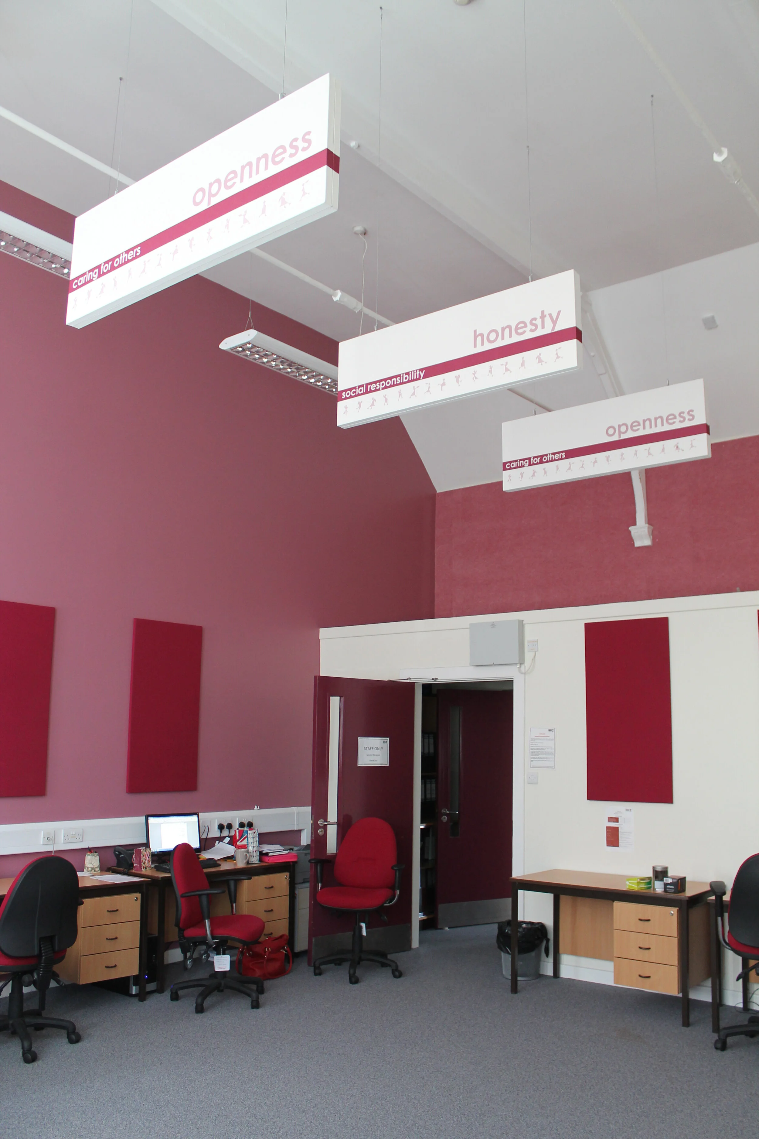 CLASS A - FABRIC WRAPPED acoustic baffle