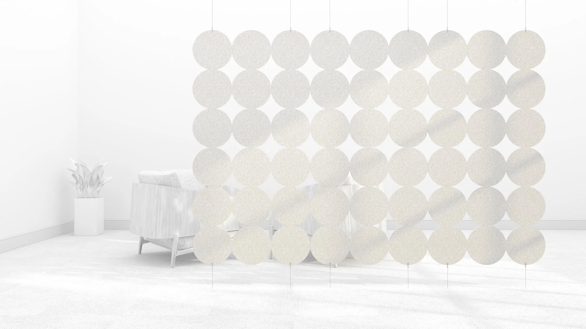 POP decorative acoustic hanging panel by acou.space