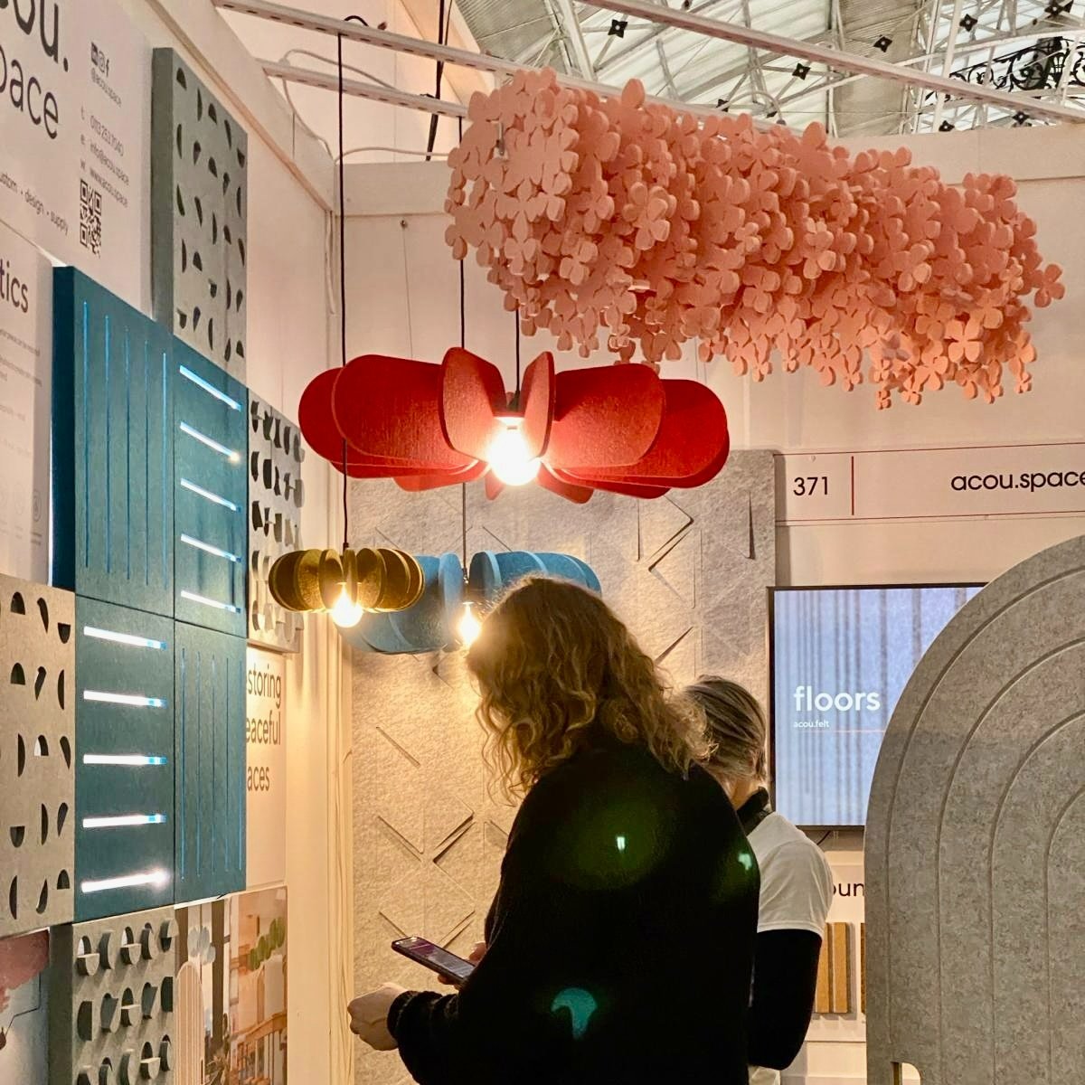 blossom decorative acoustic baffles by www.acou.space