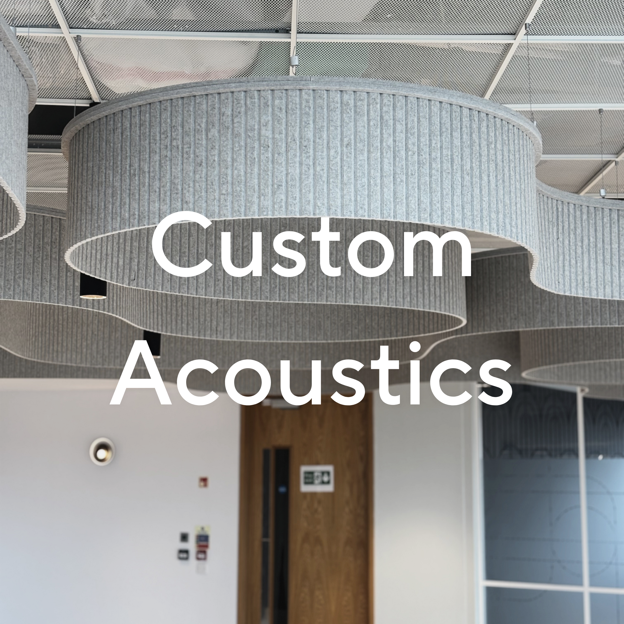 Bespoke acoustic design services tailored to your project’s unique needs and space requirements.