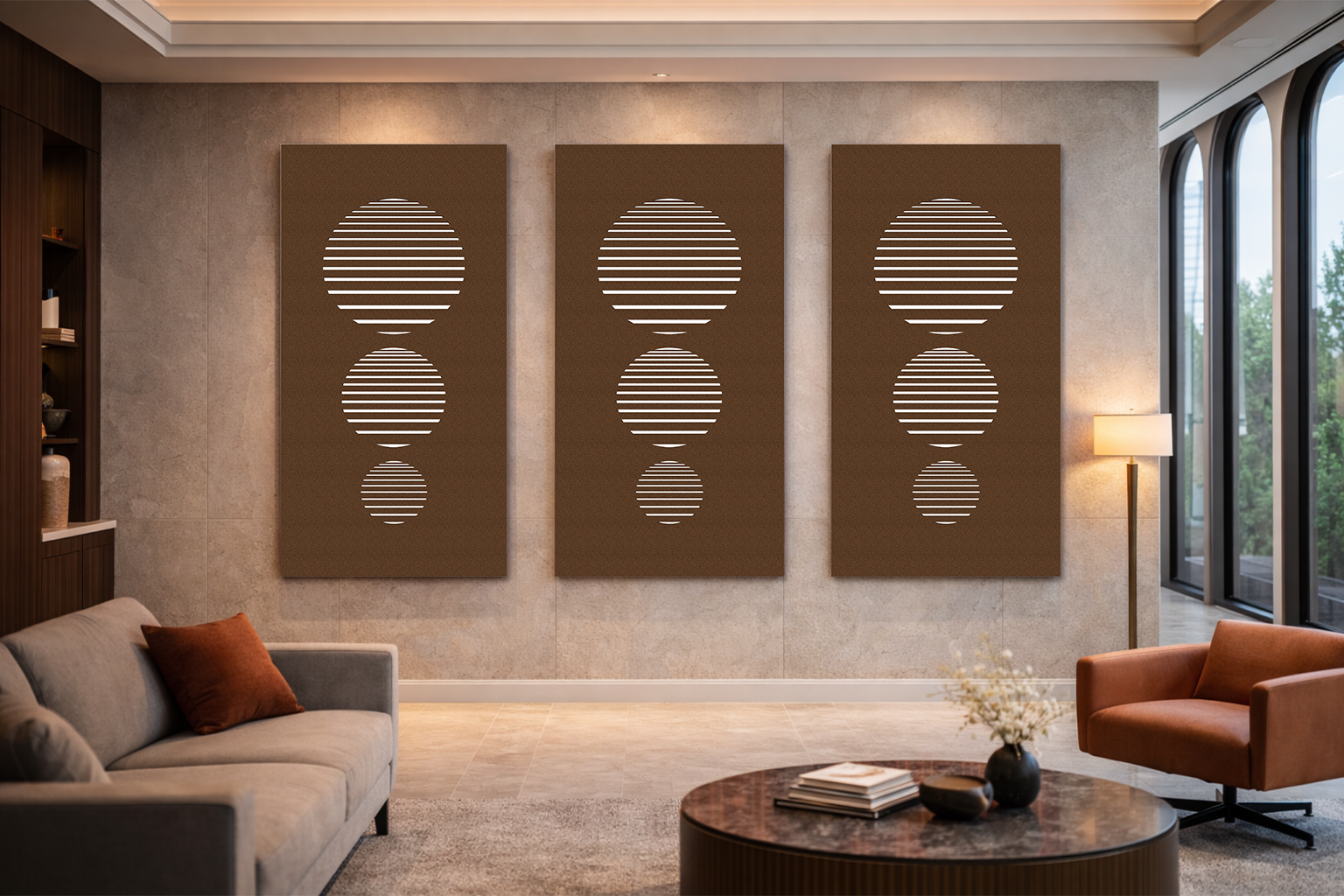 LumiSorb  Sound-Absorbing Light Panels