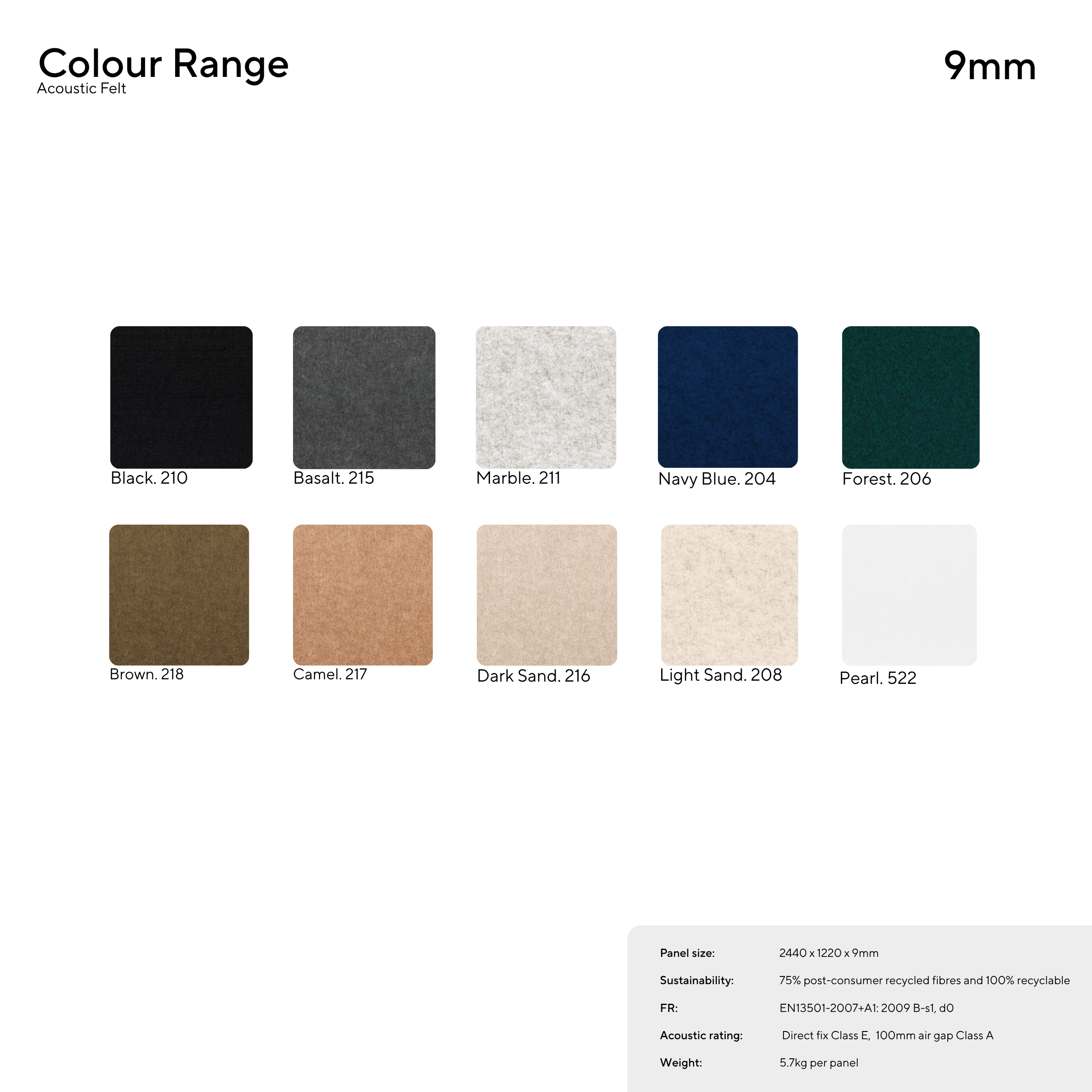 9mm Acoustic Felt Colour Range acou.space.png
