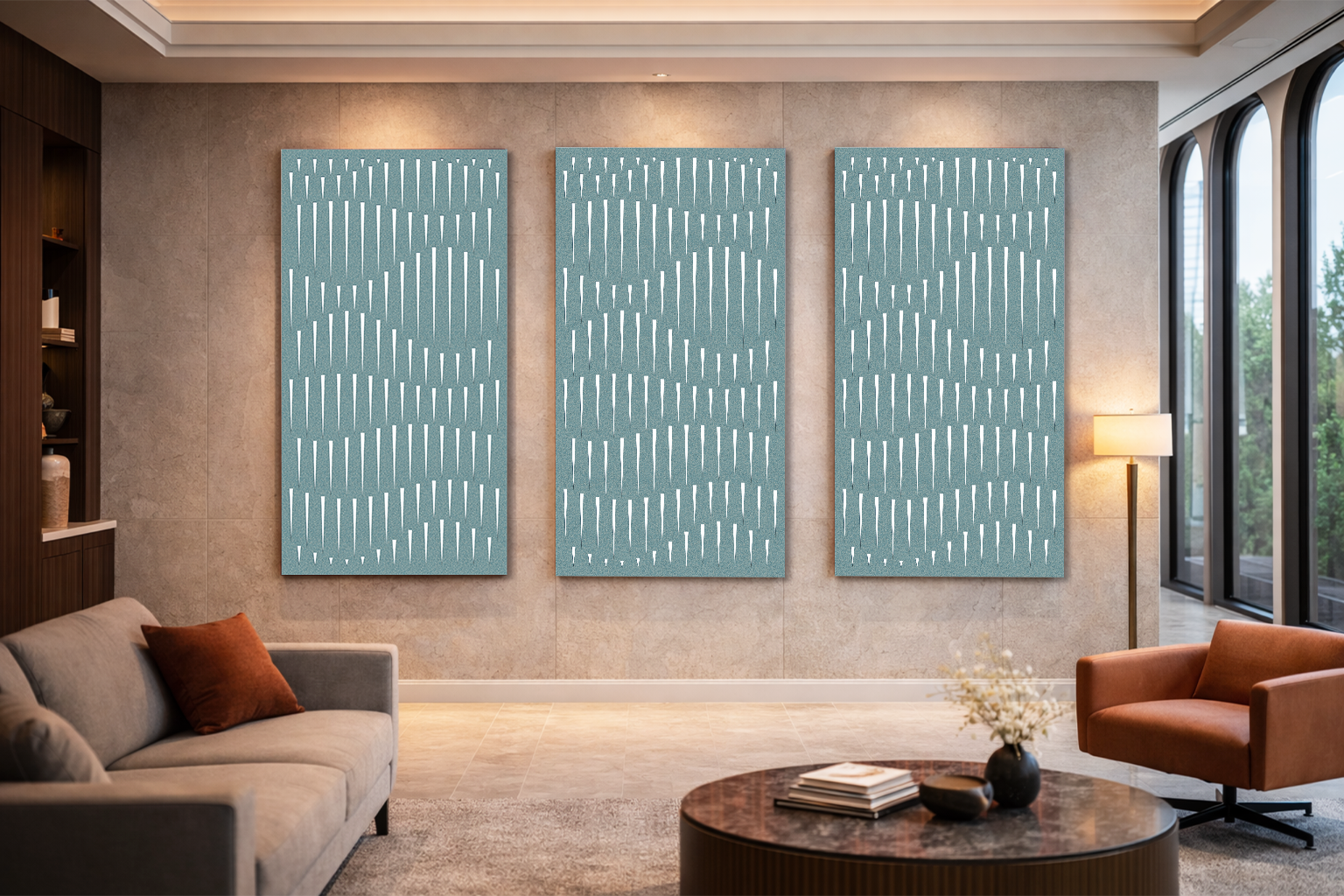 LumiSorb  Sound-Absorbing Light Panels