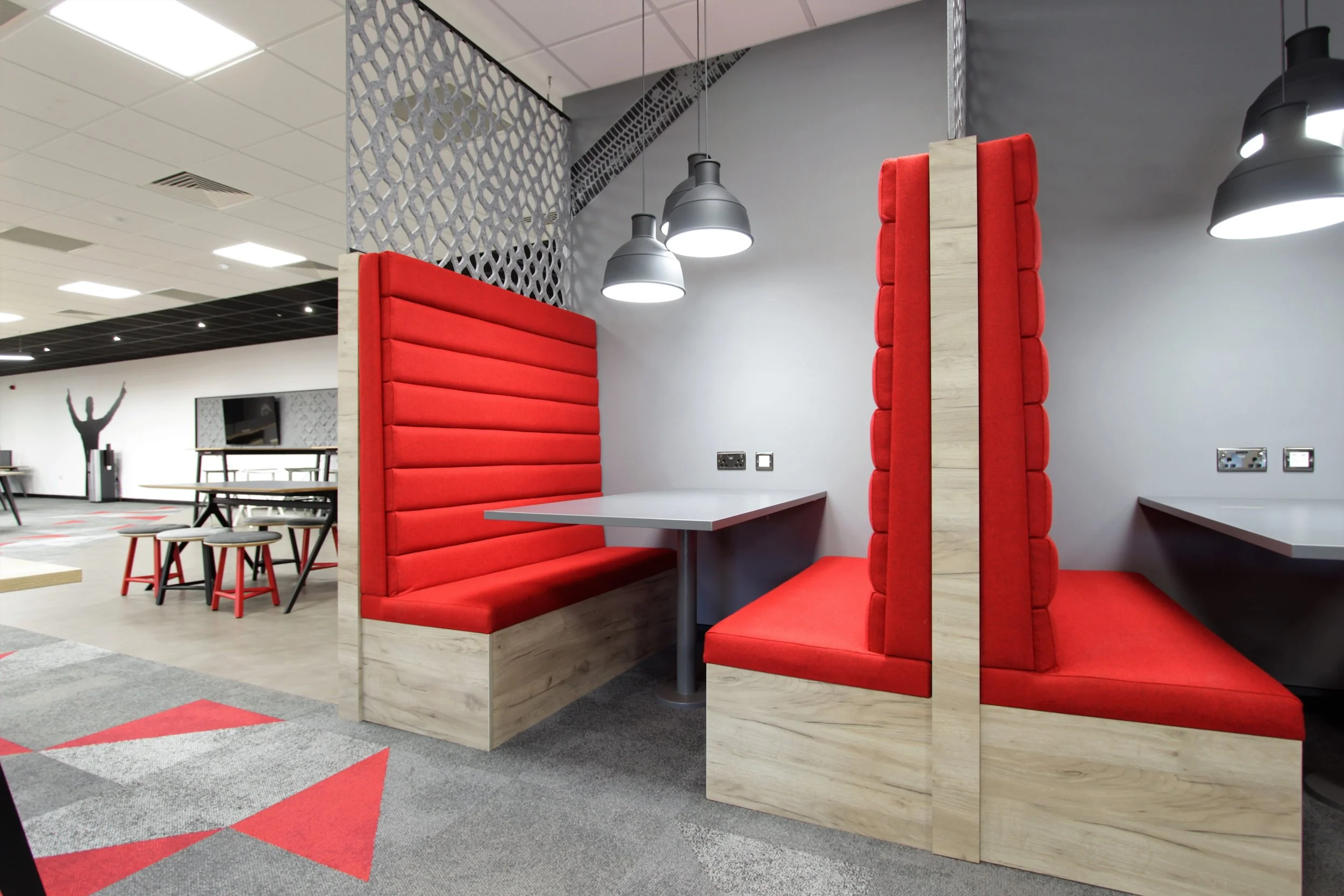 NET decorative acoustic hanging screen by acou.space