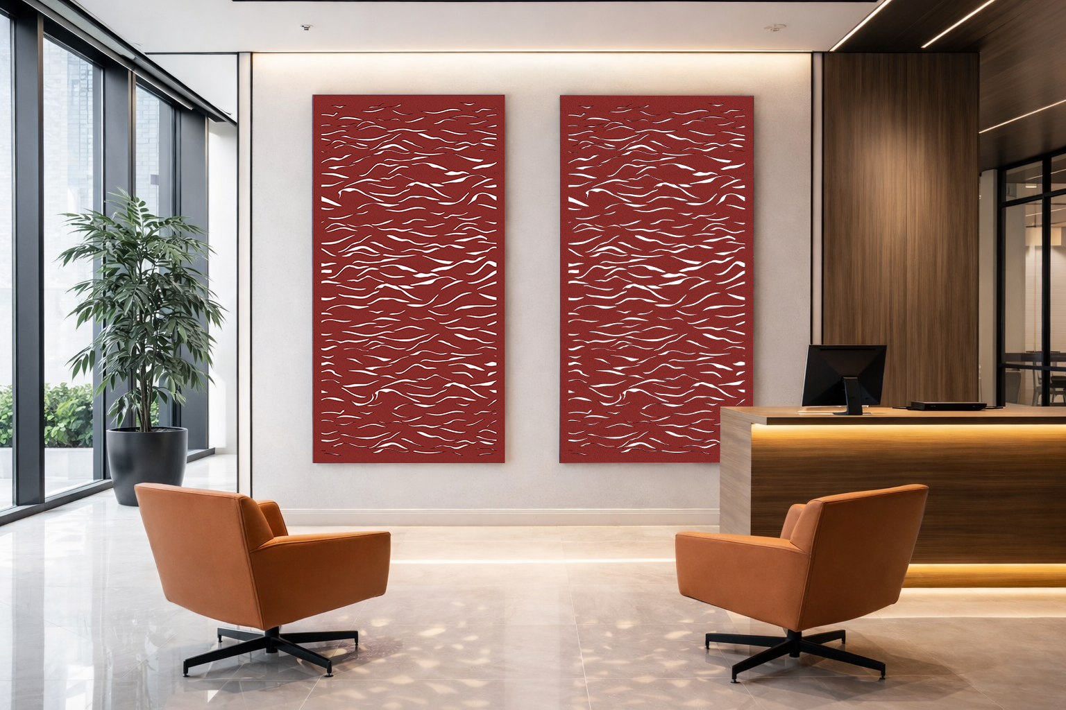 LumiSorb  Sound-Absorbing Light Panels